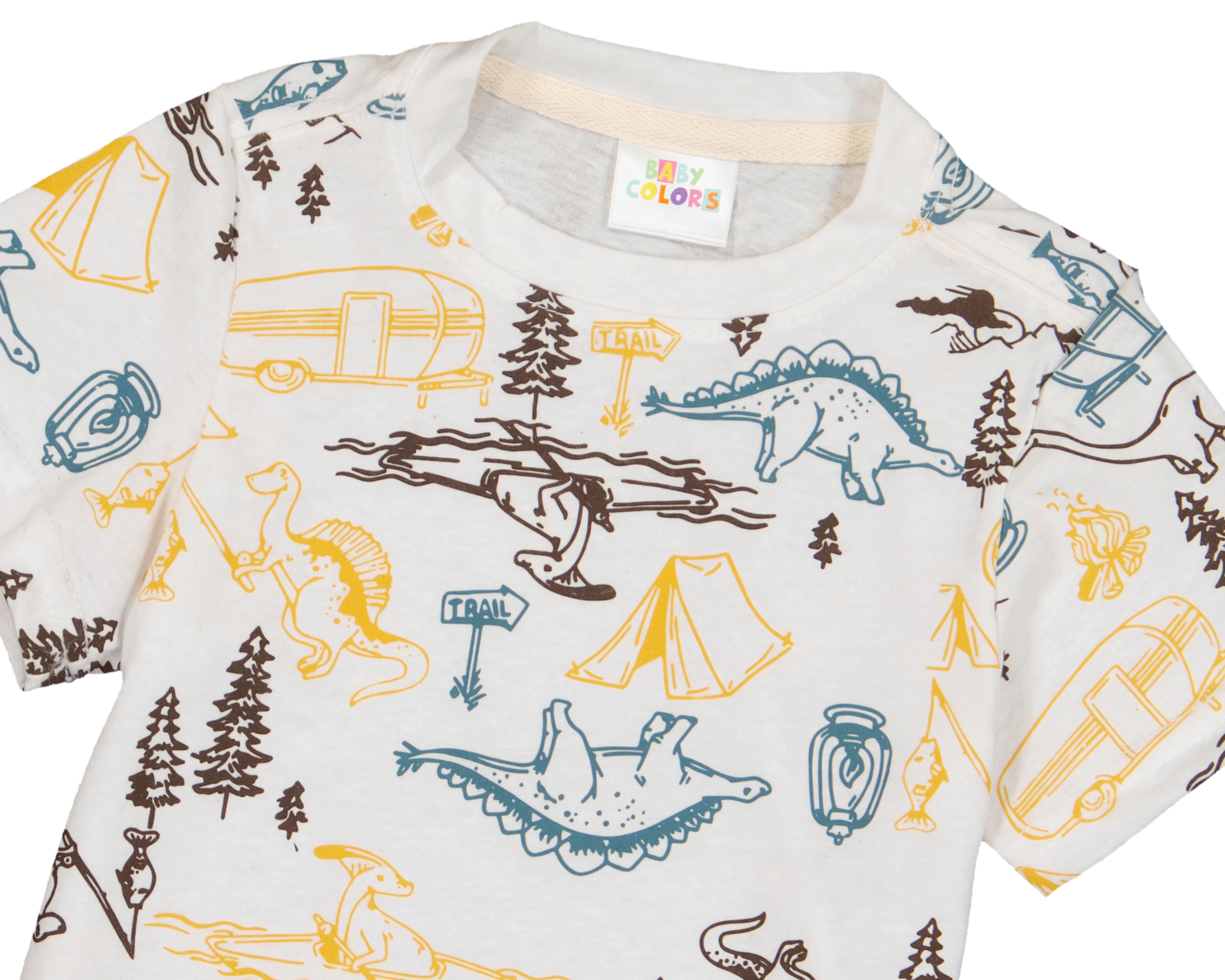 Foto 3 | Foto 3 | Playera para Bebé Niño Baby Colors con Print de Dinosaurios