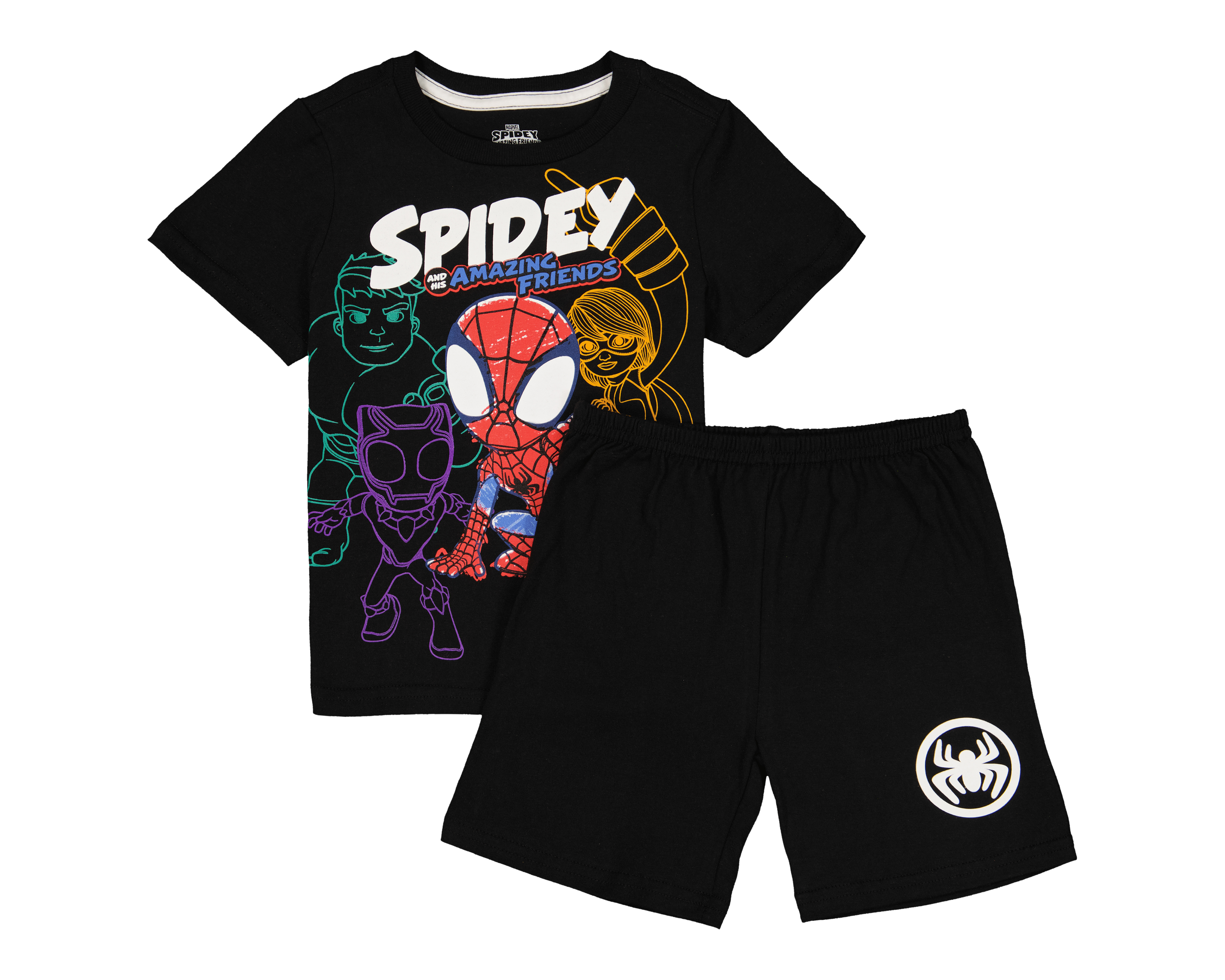 Foto 1 | Foto 1 | Playera y Short de Algodón para Bebé Niño Marvel Spider-Man