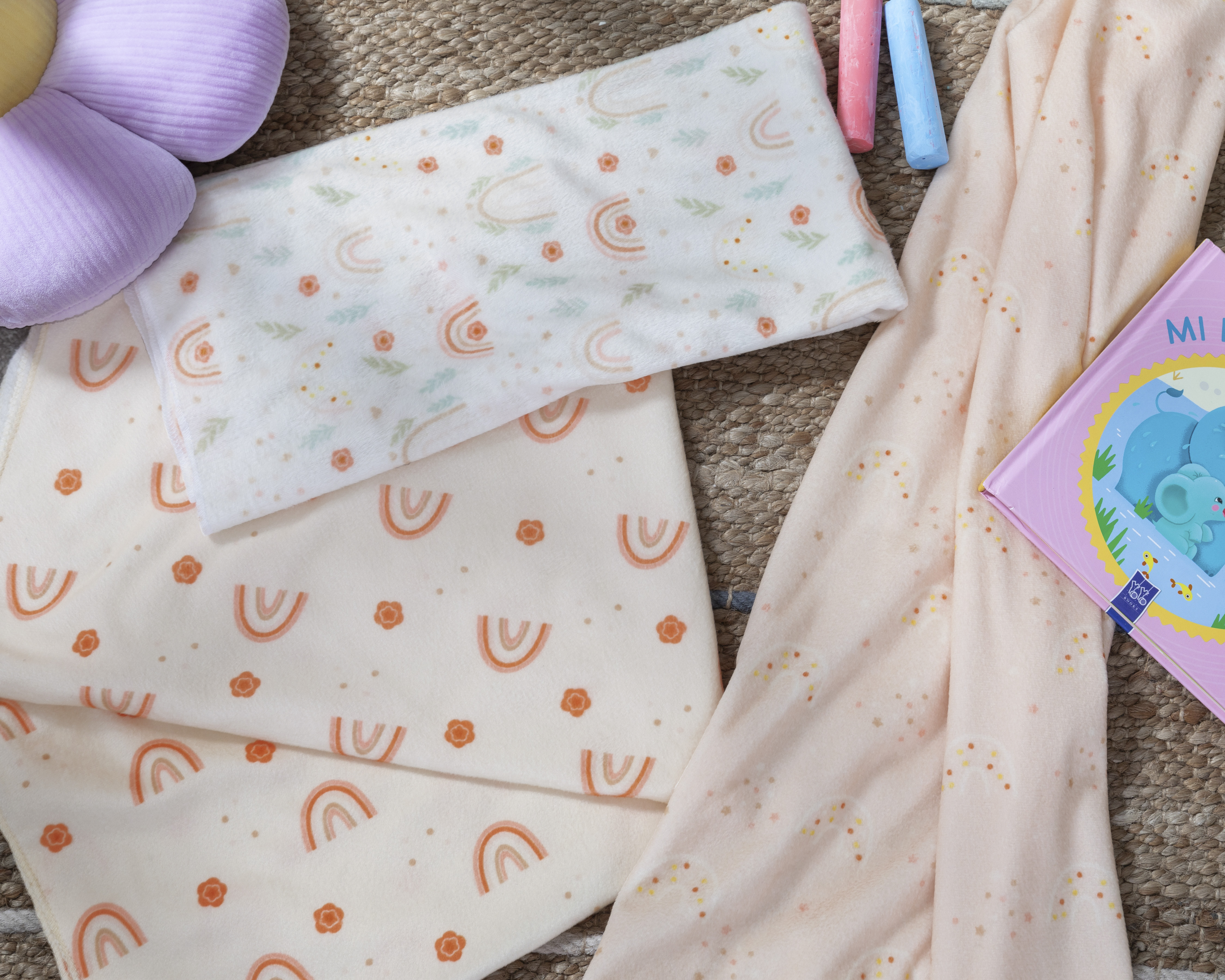 Foto 7 pulgar | Foto 6 | Sabana para Bebé Providencia Multicolor 3 Piezas