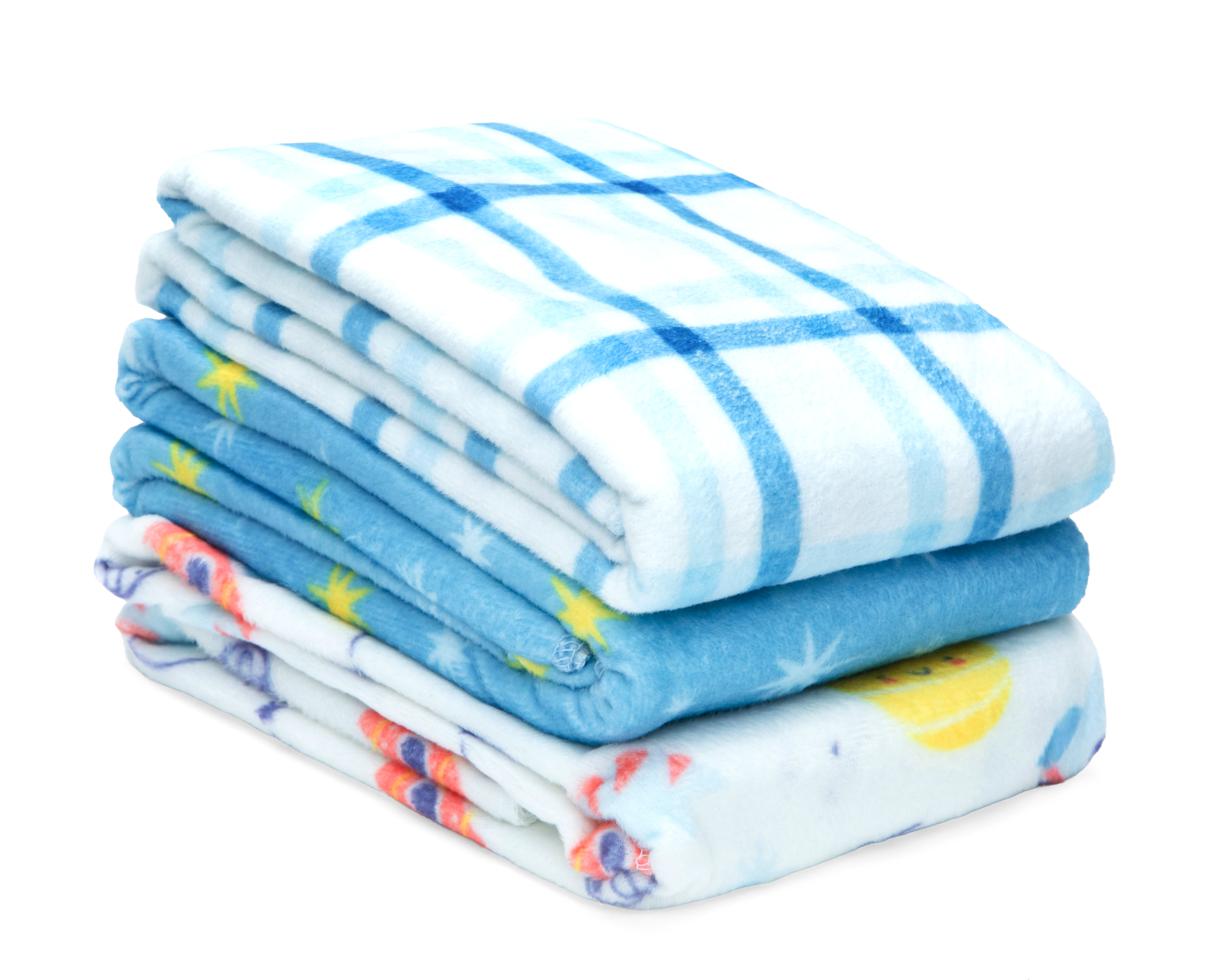 Foto 4 | Foto 4 | Sábana para Bebé Baby Colors Space Azul 3 Piezas