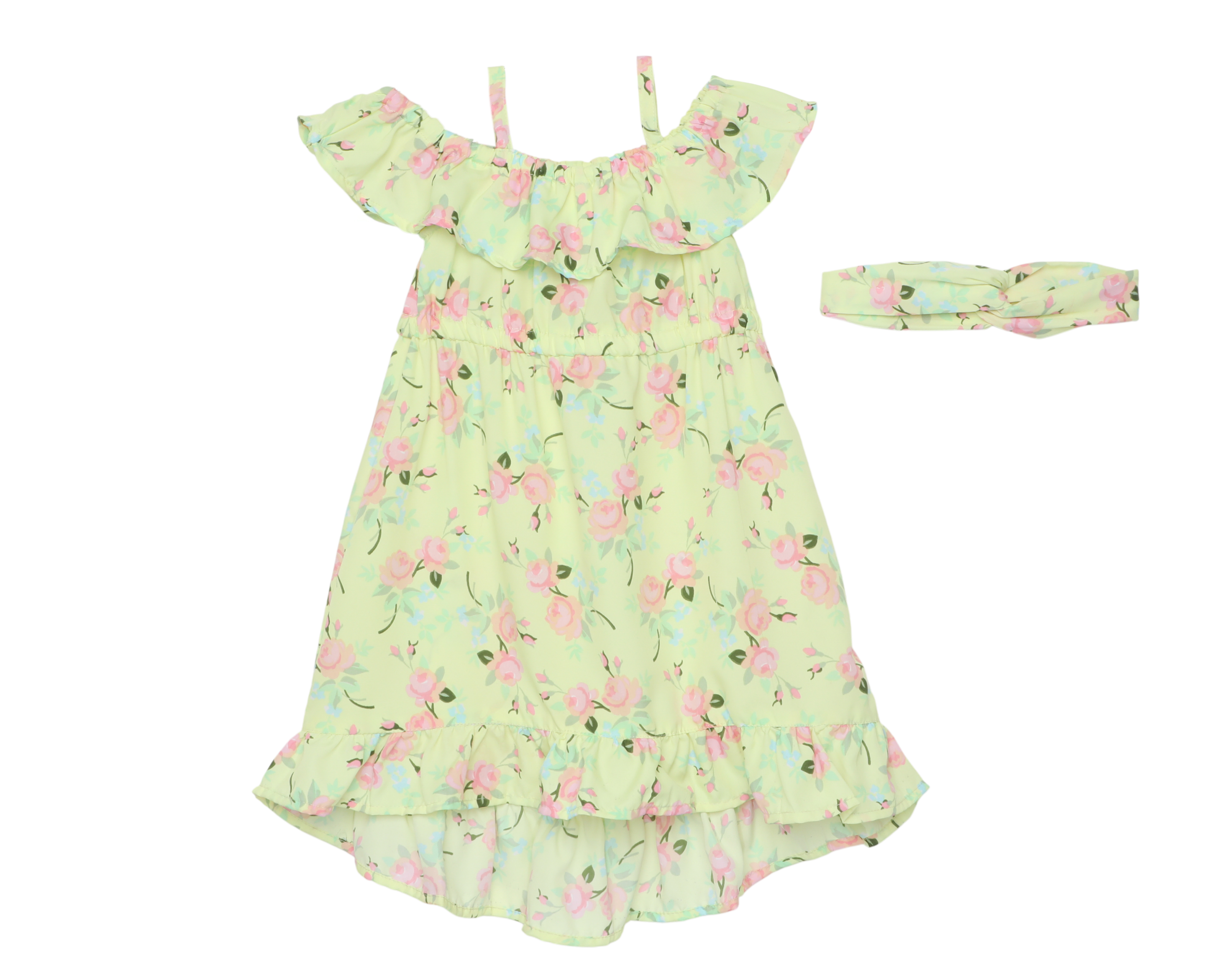 Foto 2 pulgar | Foto 1 | Vestido para Bebé Niña Freestyle Revolution con Tiara 2 Piezas