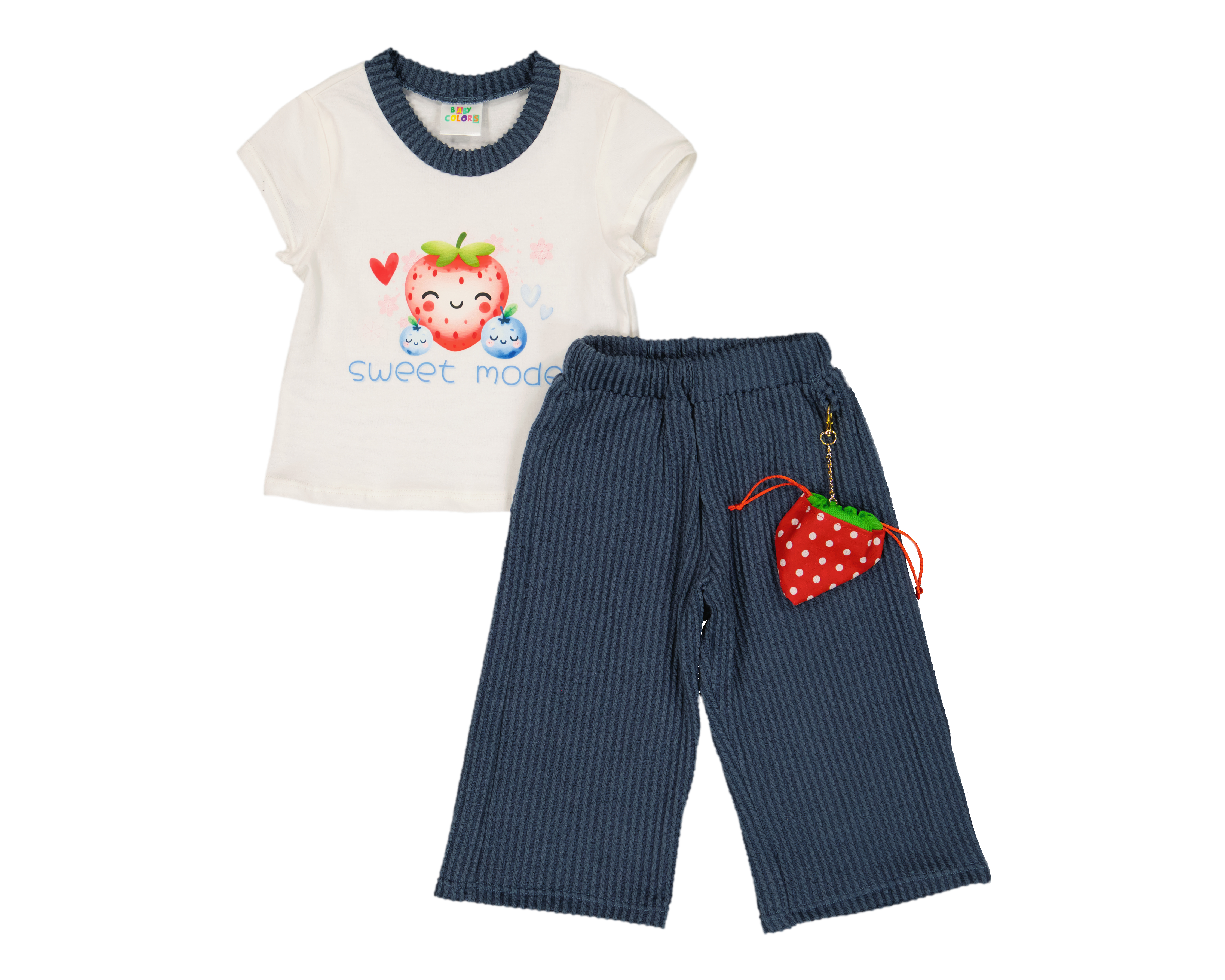 Pantalón y Playera para Bebé Niña Baby Colors