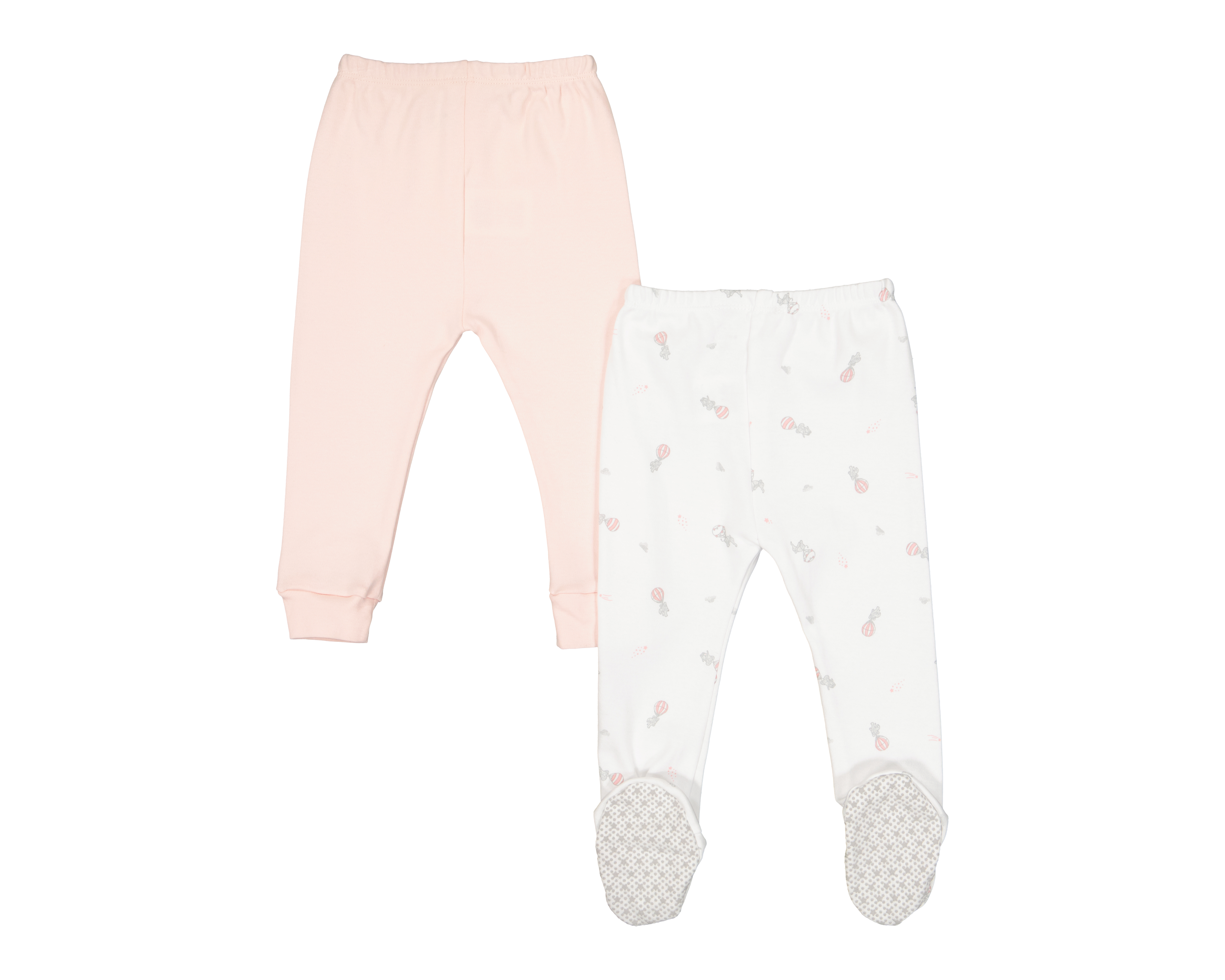 Foto 2 | Foto 2 | Pantalón para Bebé Niña Baby Optima de Algodón Estampado 2 Piezas