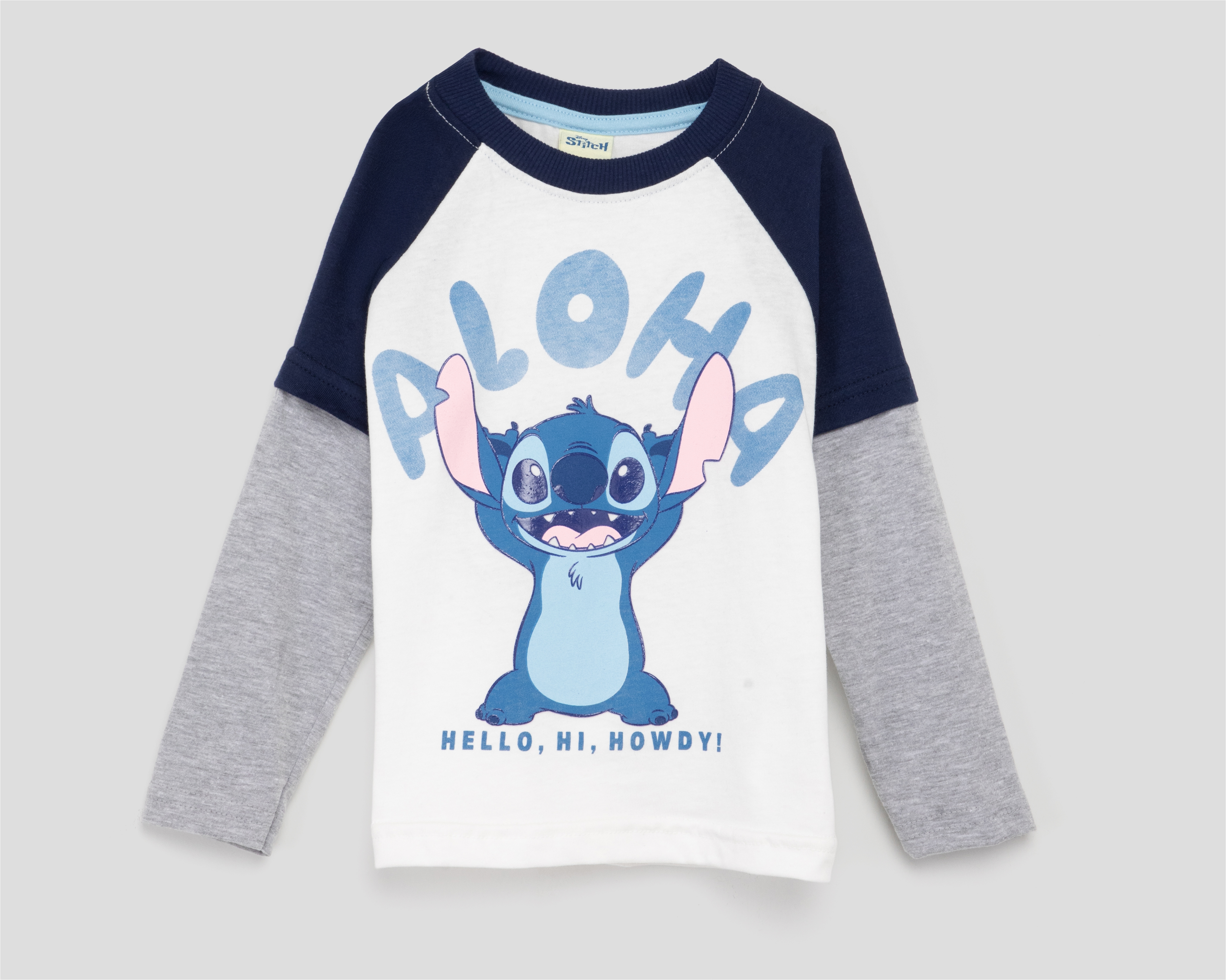 Foto 2 pulgar | Foto 1 | Playera para Bebé Niño Disney Lilo & Stitch de Algodón Estampada