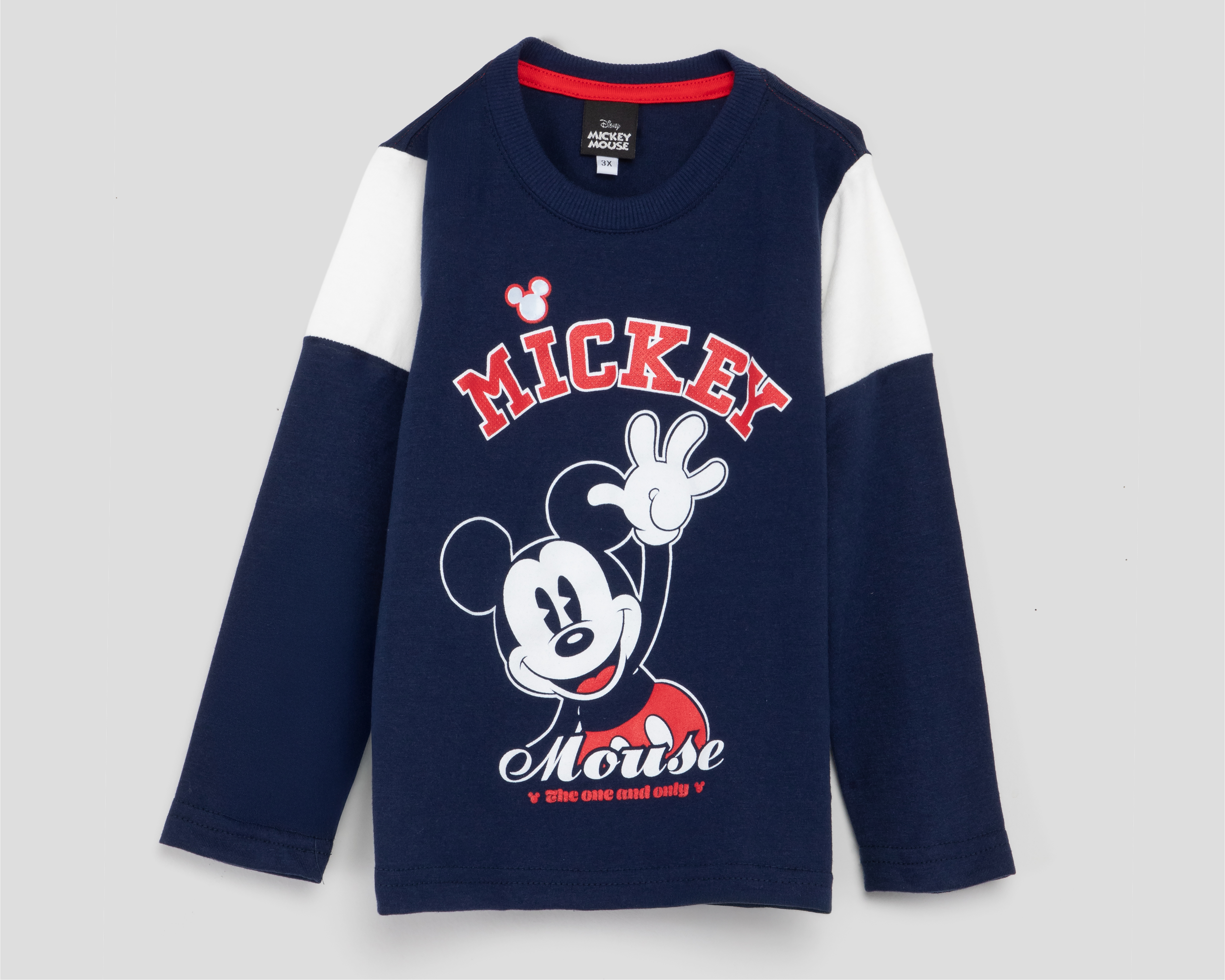 Foto 1 | Foto 1 | Playera para Bebé Niño Disney Mickey Mouse de Algodón Estampada