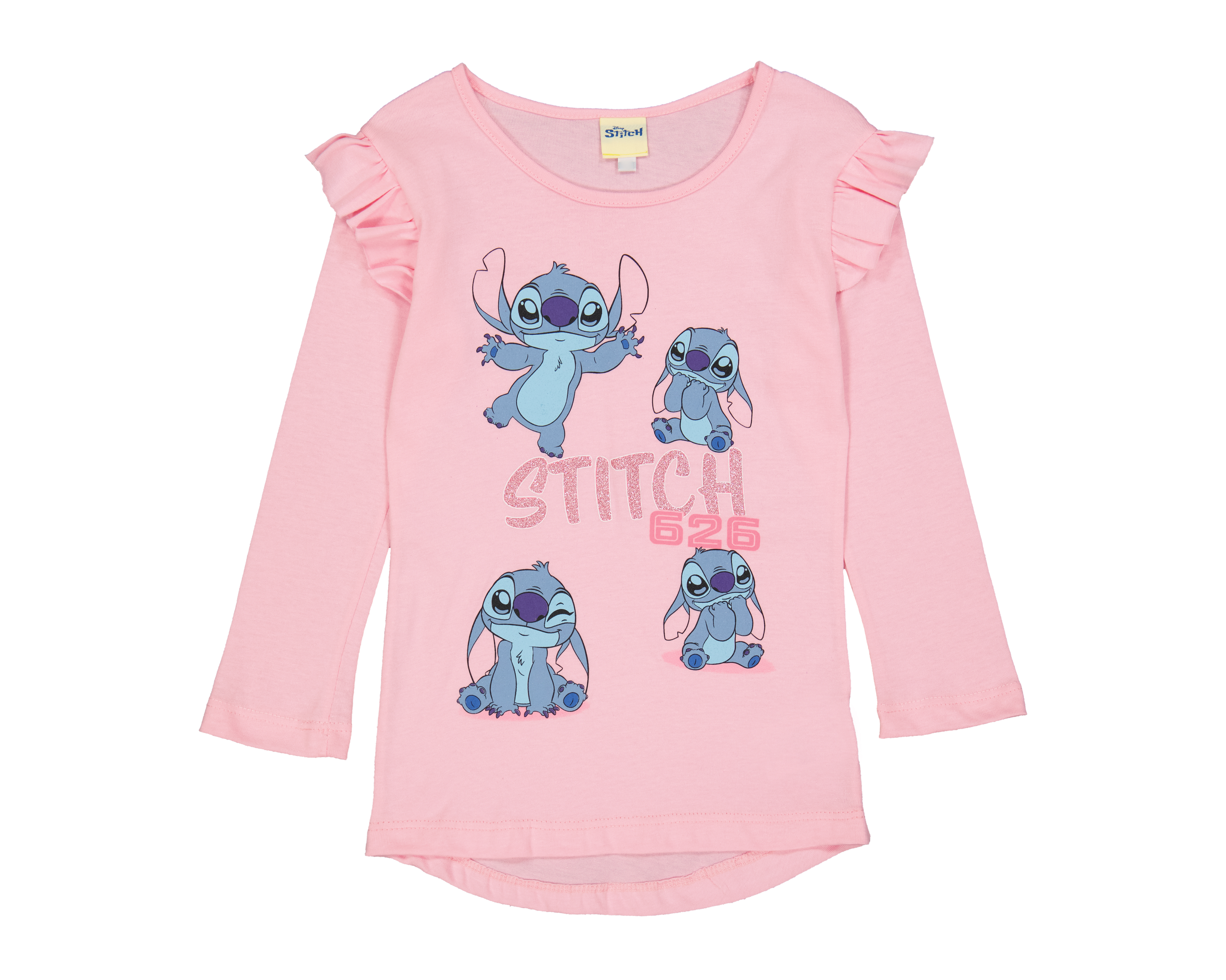 Foto 1 | Foto 1 | Playera para Bebé Niña Disney Lilo & Stitch de Algodón Manga Larga