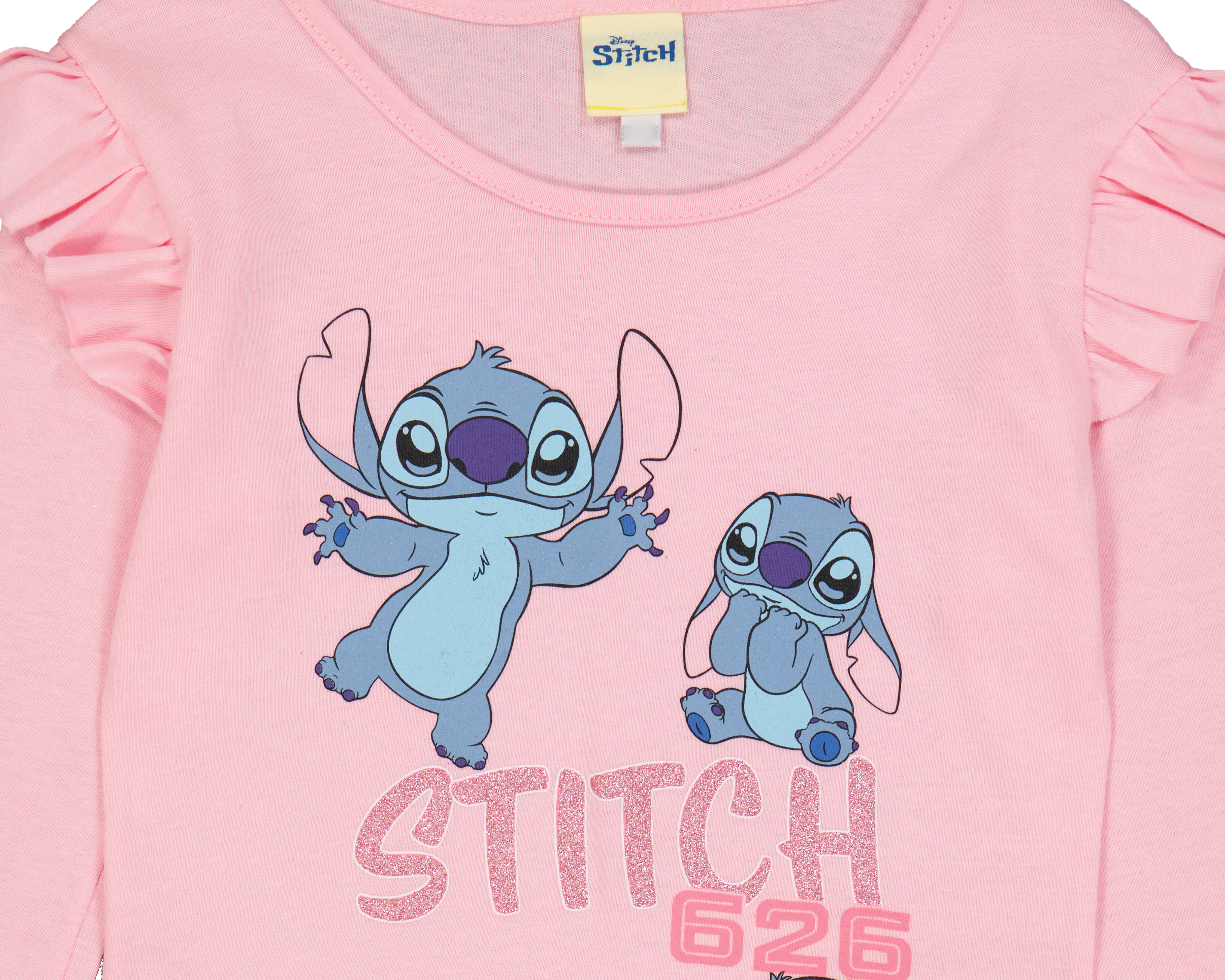 Foto 4 pulgar | Foto 3 | Playera para Bebé Niña Disney Lilo & Stitch de Algodón Manga Larga
