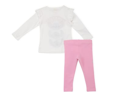 Foto 2 | Foto 2 | Playera y Leggings de Algodón para Bebé Niña Disney Lilo & Stitch