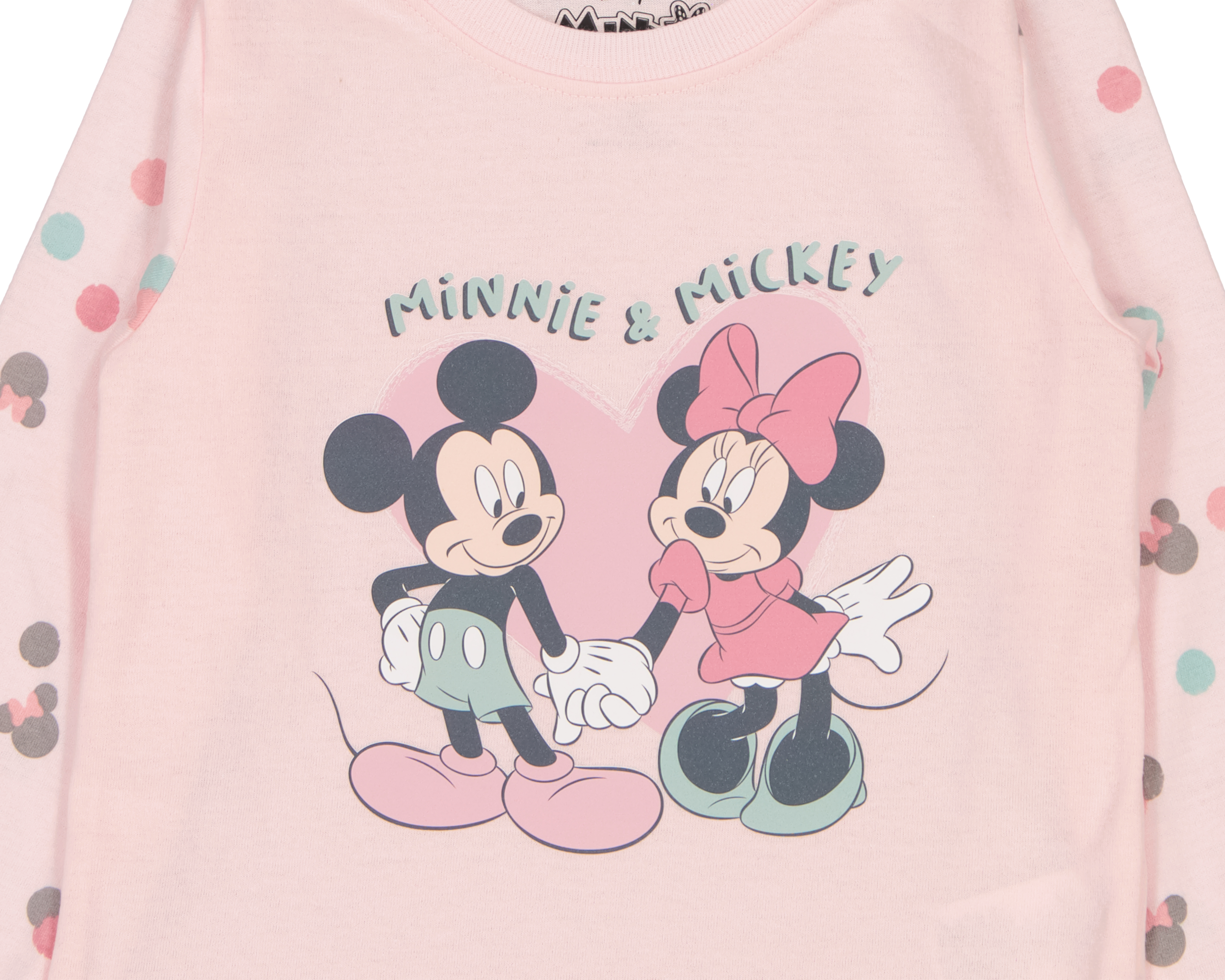 Foto 4 pulgar | Foto 3 | Pijama para Bebé Niña Disney de Algodón Rosa