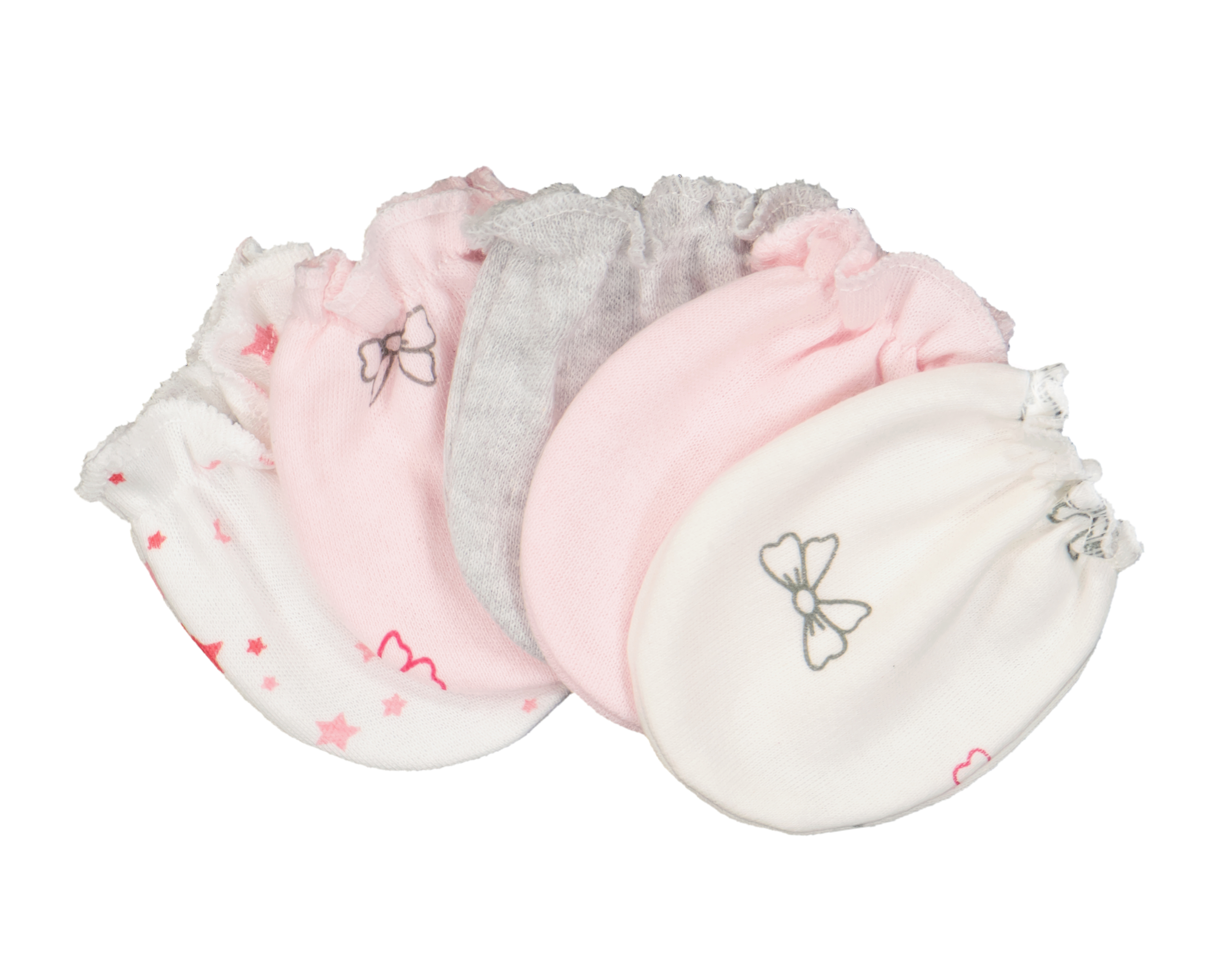 Foto 4 pulgar | Foto 3 | Guantes Baby Colors para Bebé Niña 5 Pares