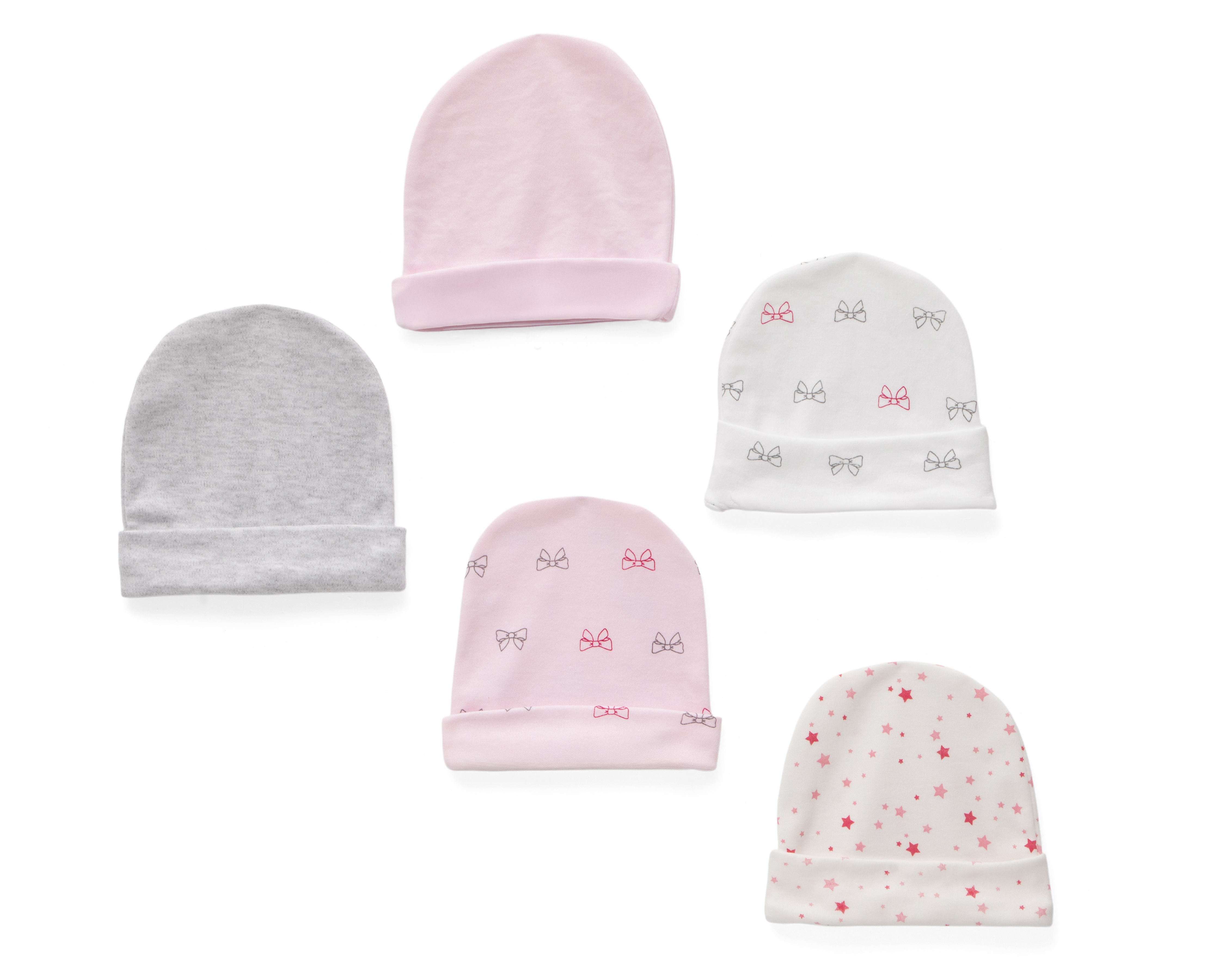Gorro para Bebé Niña Baby Colors 5 Piezas