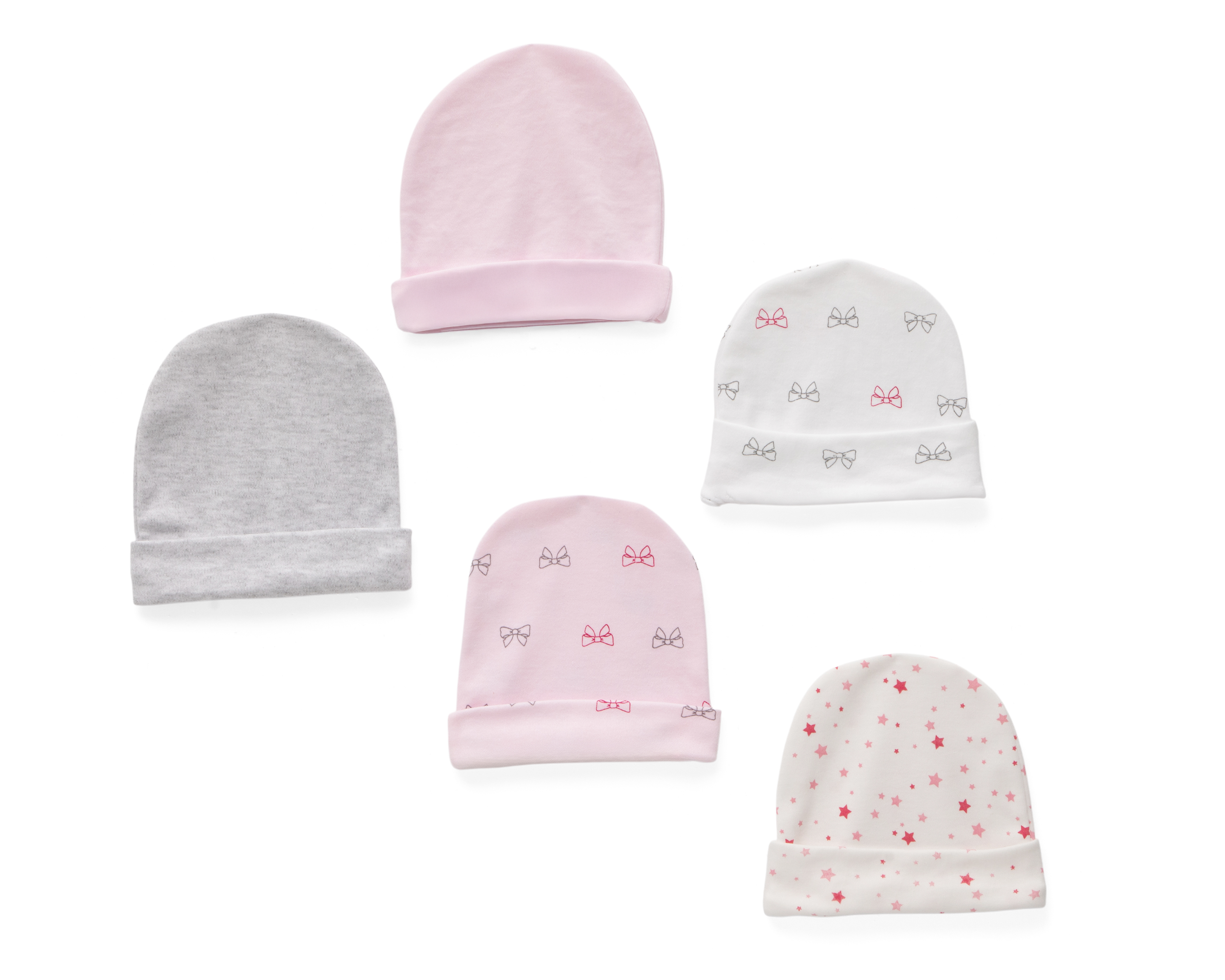 Foto 2 | Foto 2 | Gorro para Bebé Niña Baby Colors 5 Piezas