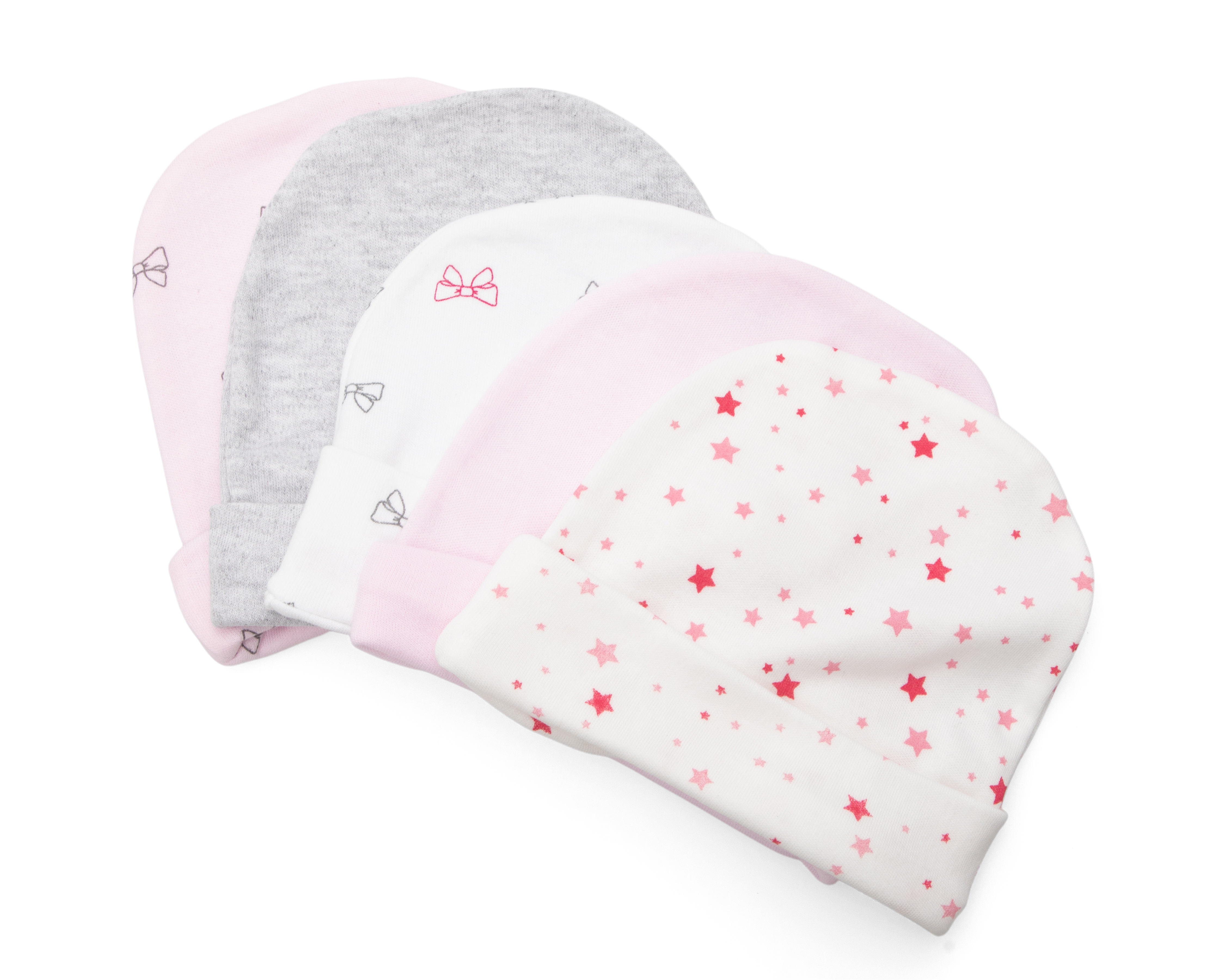 Foto 5 pulgar | Foto 4 | Gorro para Bebé Niña Baby Colors 5 Piezas