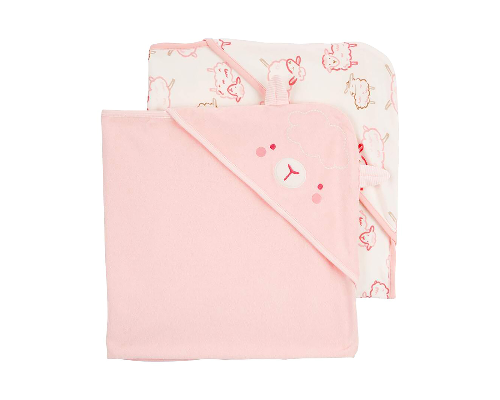 Toalla con Capucha para Bebé Niña Carter's 2 Piezas