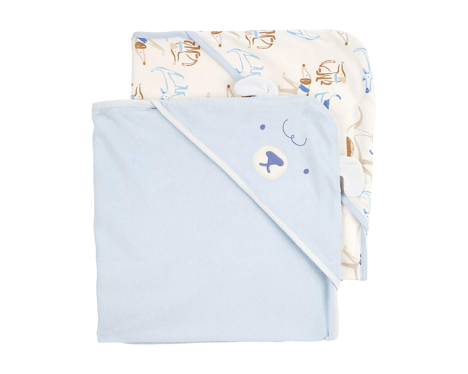 Toalla con Capucha para Bebé Niño Carter's 2 Piezas