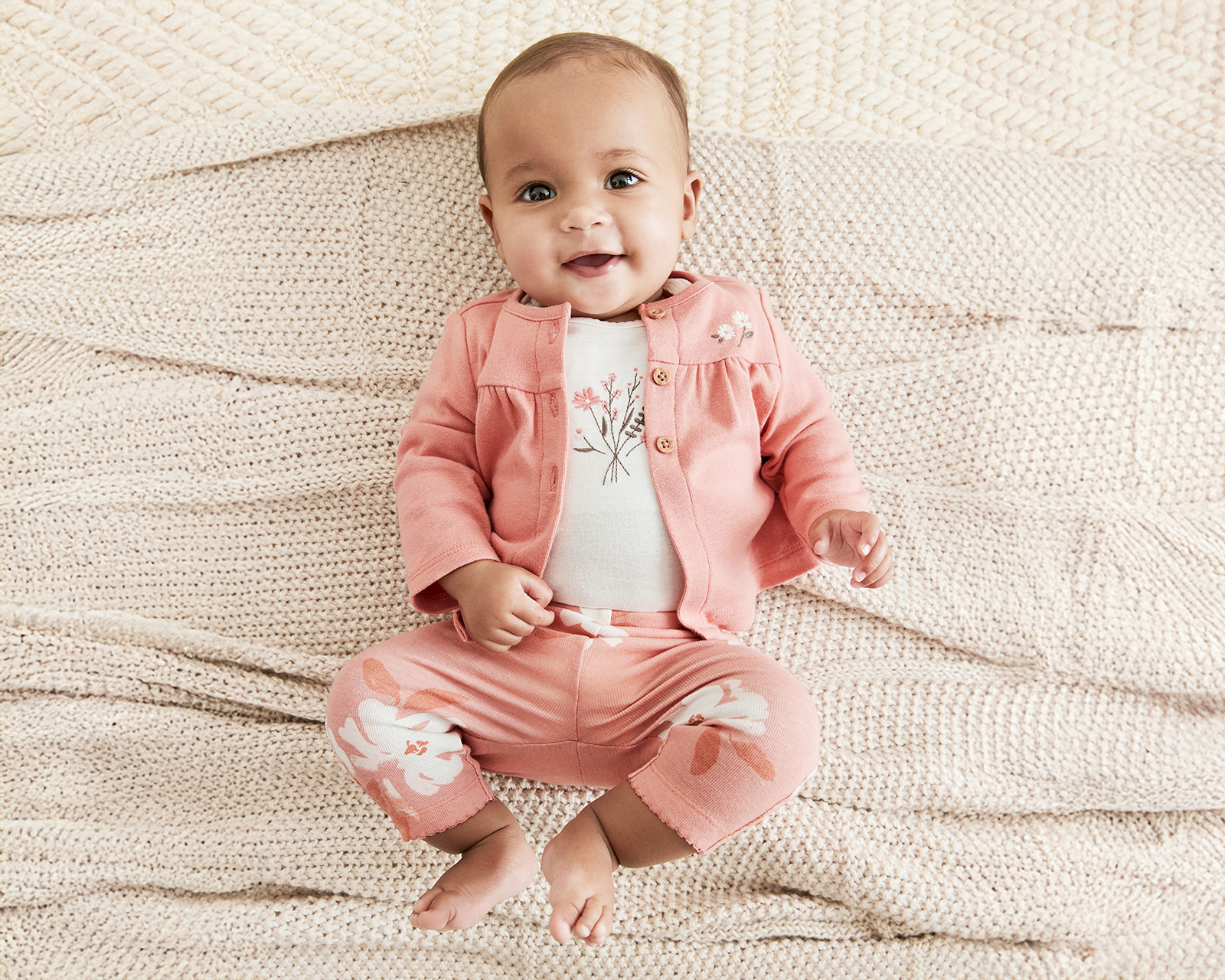 Foto 4 | Foto 4 | Conjunto de Algodón para Bebé Niña Carter's 3 Piezas