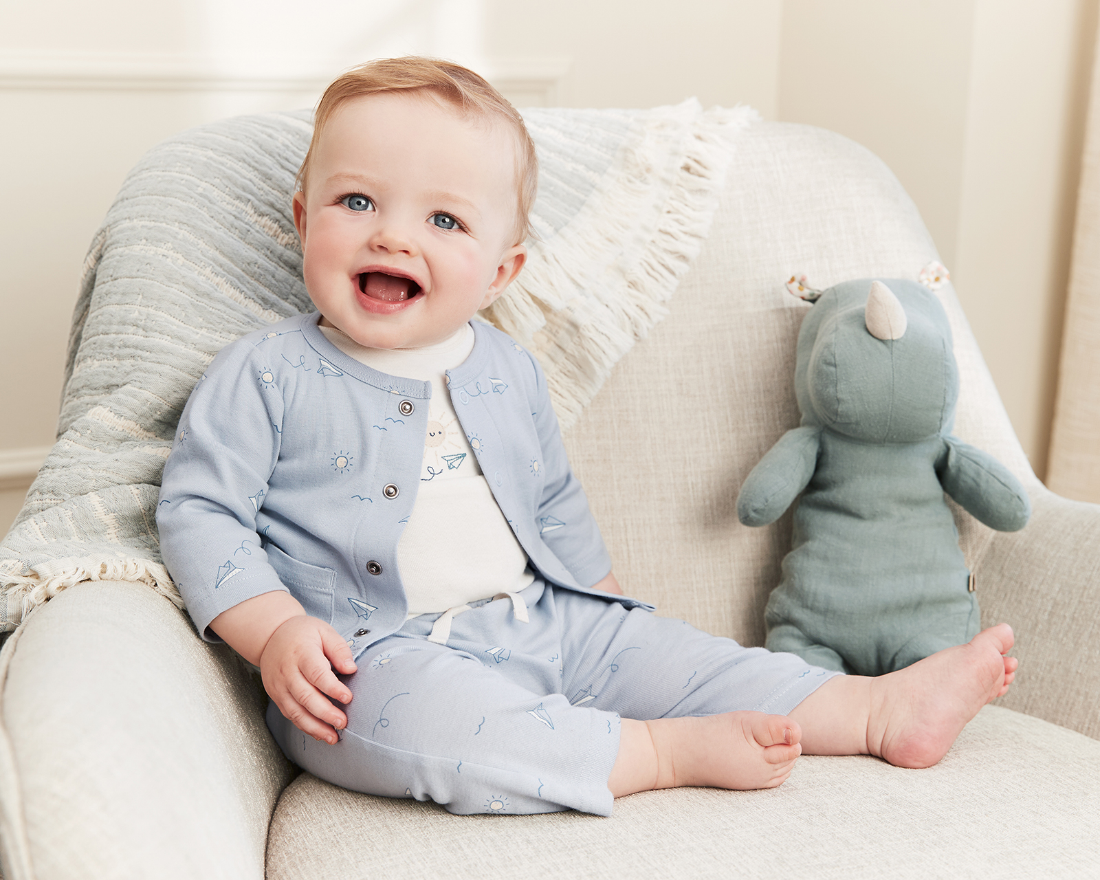 Foto 5 pulgar | Foto 4 | Conjunto de Algodón para Bebé Niño Carter's 3 Piezas