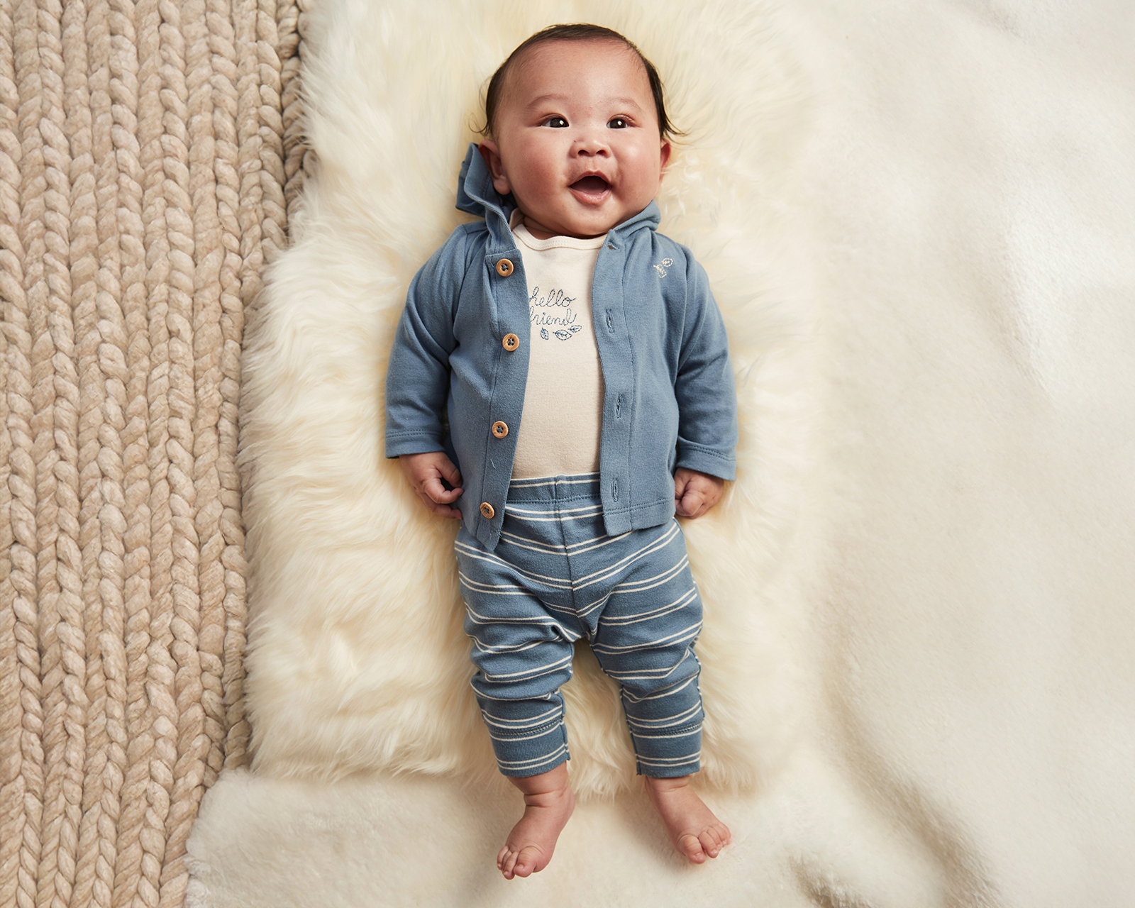 Foto 5 pulgar | Foto 4 | Conjunto de Algodón para Bebé Niño Carter's 3 Piezas