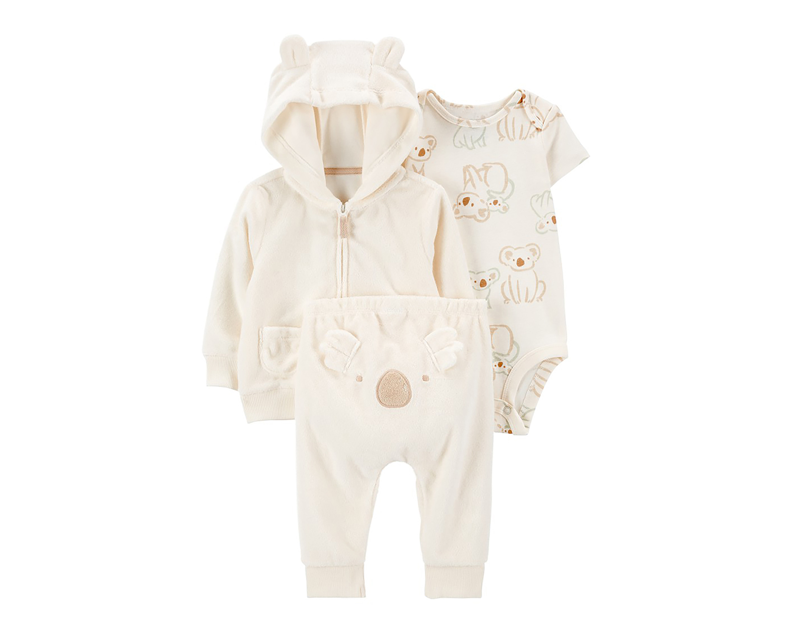 Foto 2 pulgar | Foto 1 | Conjunto para Bebé Niña Carter's 3 Piezas