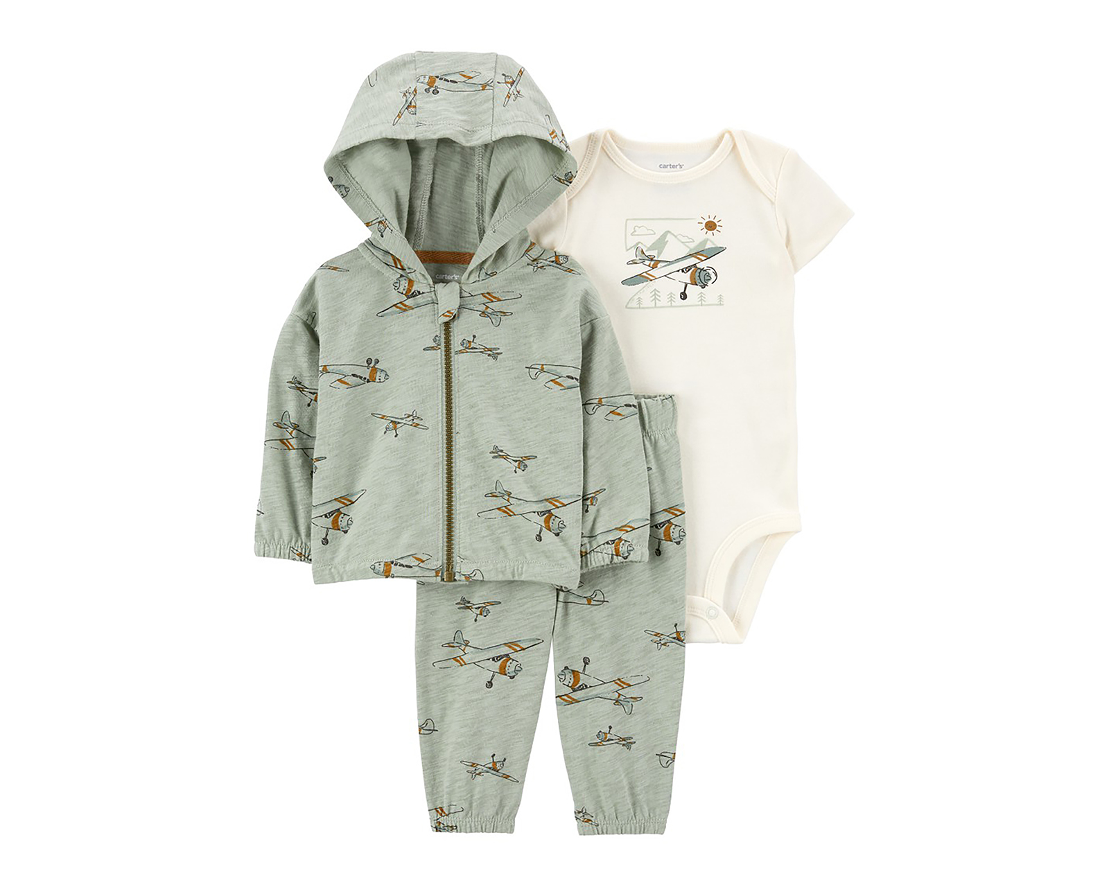 Foto 1 | Foto 1 | Conjunto de Algodón para Bebé Niño Carter's 3 Piezas