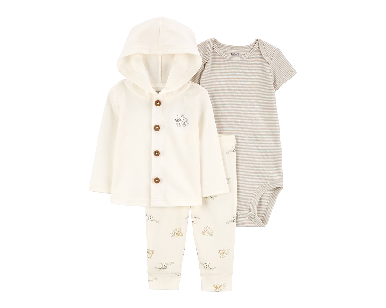 Conjunto de Algodón para Bebé Niño Carter's 3 Piezas