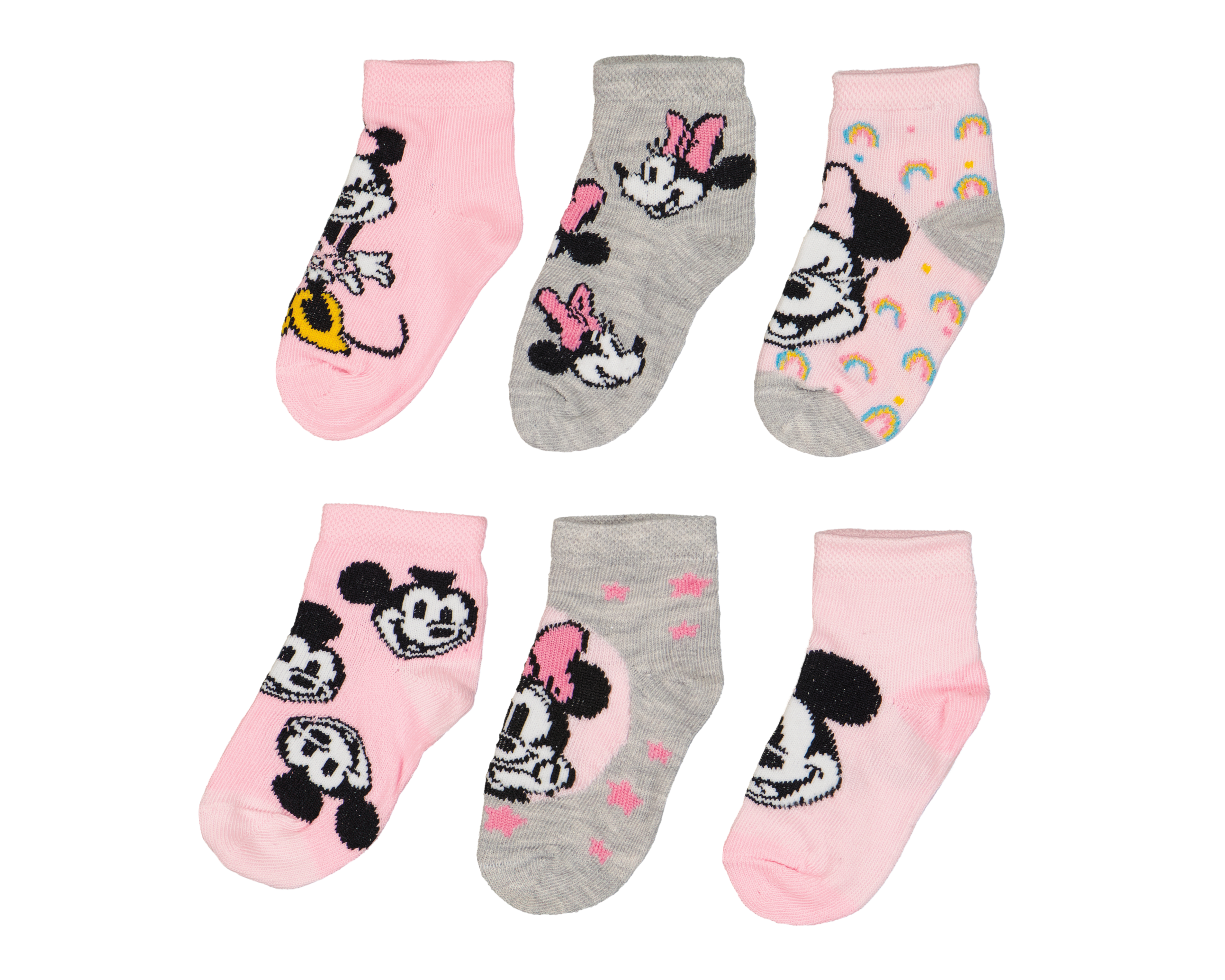 Foto 1 | Foto 1 | Calcetas para Bebé Niña Disney Minnie Mouse 6 Pares