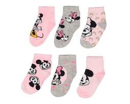Calcetas para Bebé Niña Disney Minnie Mouse 6 Pares