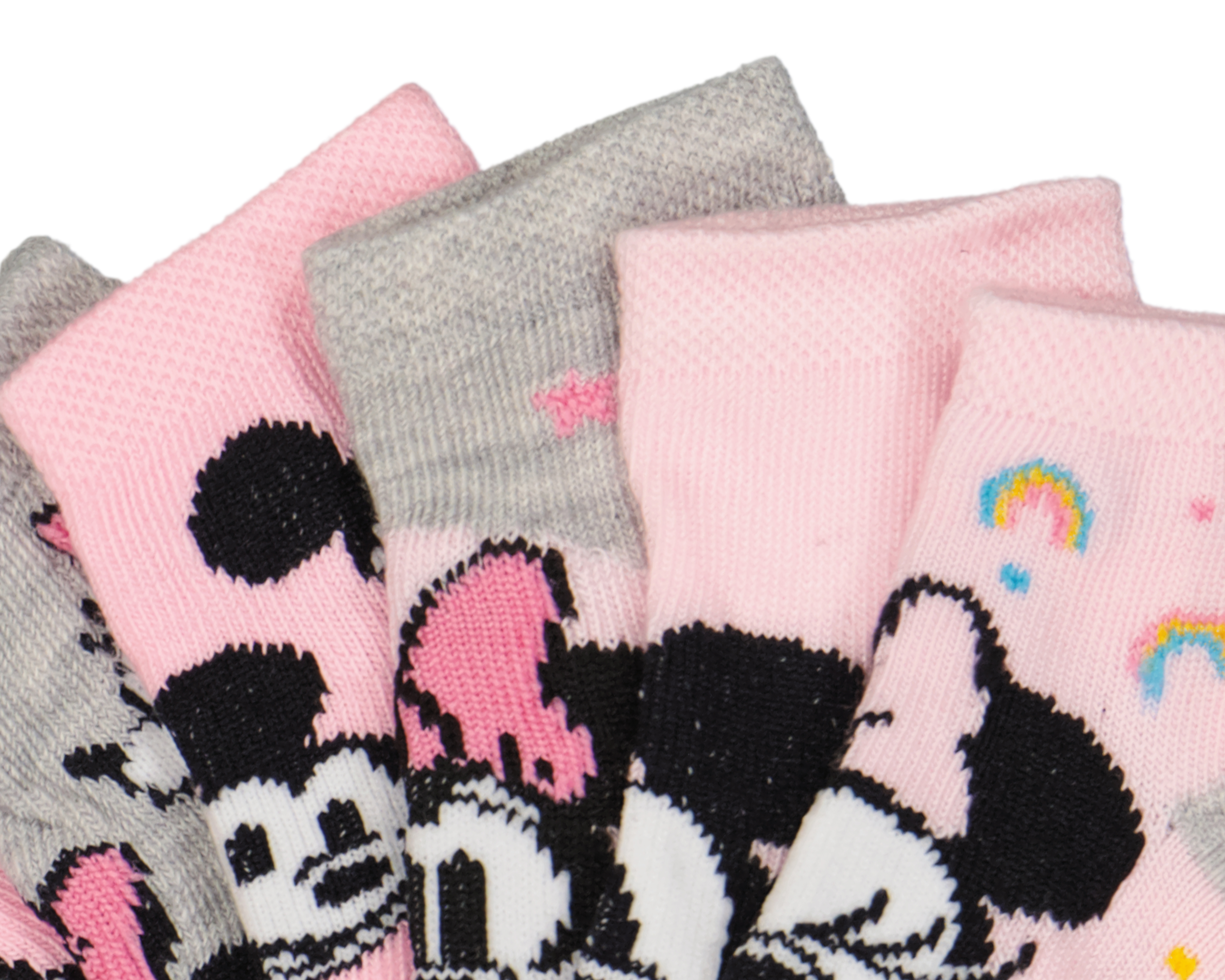 Foto 3 pulgar | Foto 2 | Calcetas para Bebé Niña Disney Minnie Mouse 6 Pares