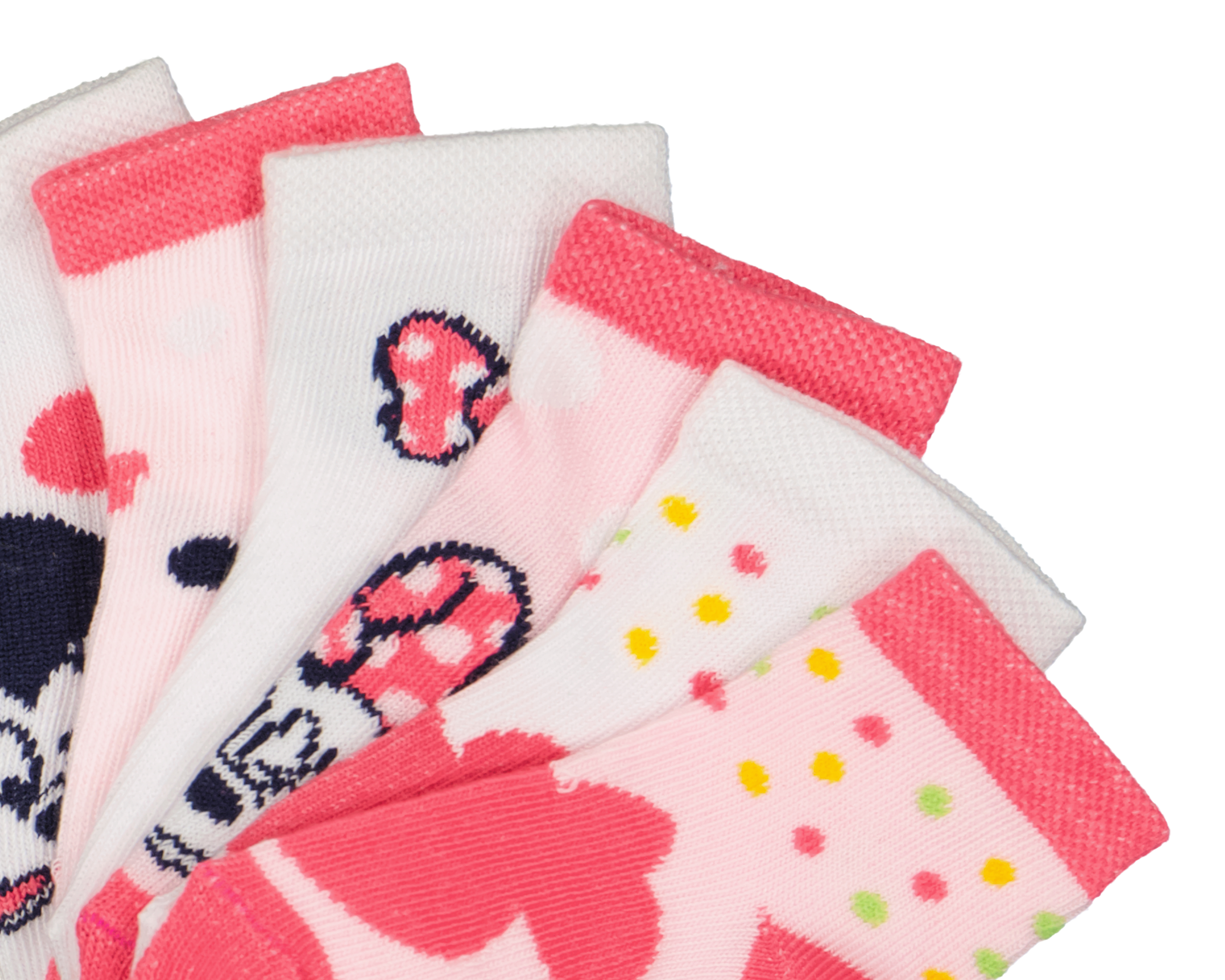 Foto 2 | Foto 2 | Calcetas Disney Minnie Mouse para Bebé Niña 6 Pares