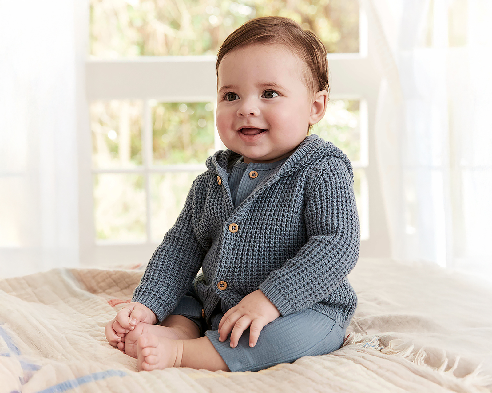 Foto 4 | Foto 4 | Suéter Carter's de Algodón para Bebé Niño