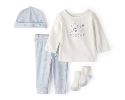 Foto 1 | Foto 1 | Conjunto de Algodón para Bebé Niño Carter's 4 Piezas
