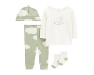 Conjunto de Algodón para Bebé Niño Carter's 4 Piezas