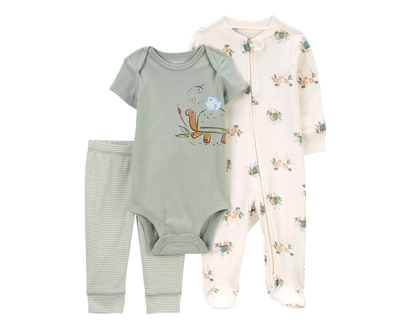 Foto 1 | Foto 1 | Conjunto de Algodón para Bebé Niño Carter's 3 Piezas