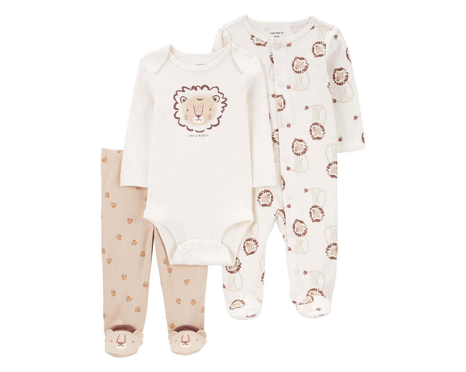 Conjunto de Algodón para Bebé Niño Carter's 3 Piezas