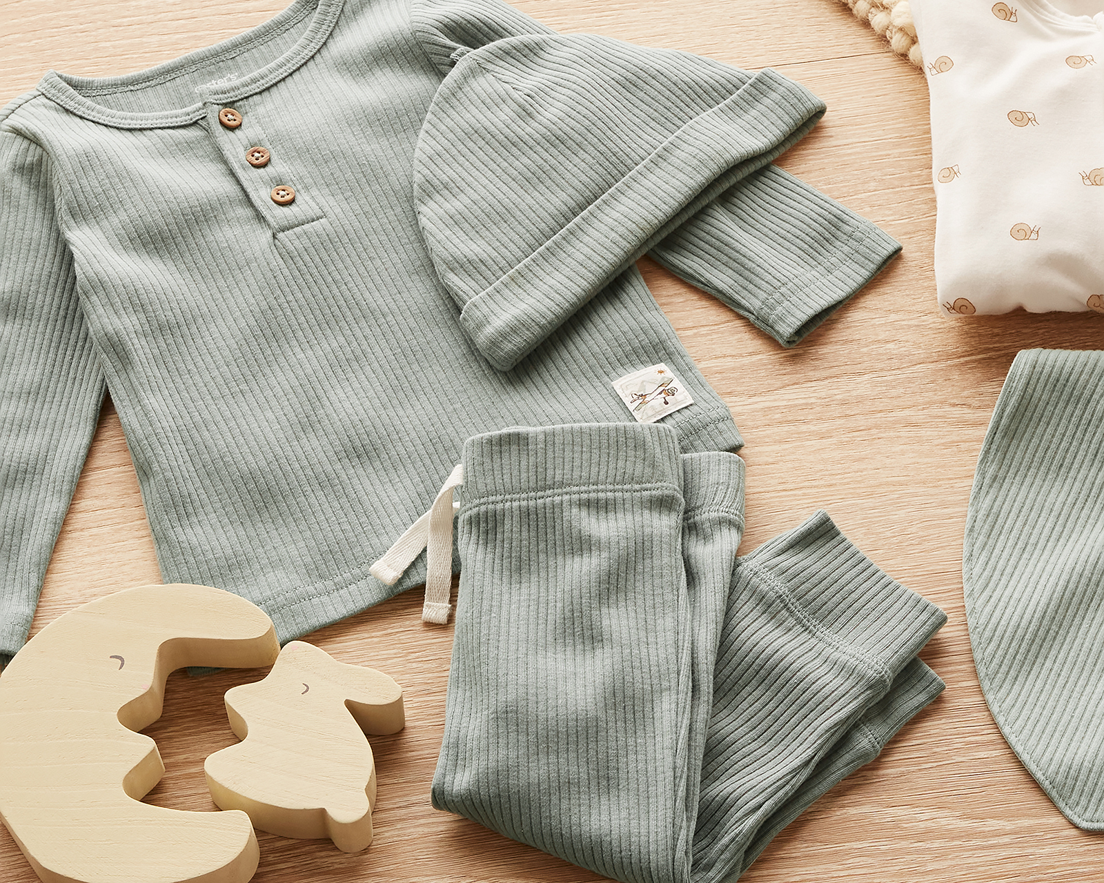 Foto 5 pulgar | Foto 4 | Conjunto para Bebé Niño Carter's 3 Piezas