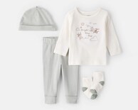 Conjunto de Algodón para Bebé Niño Carter's 4 Piezas