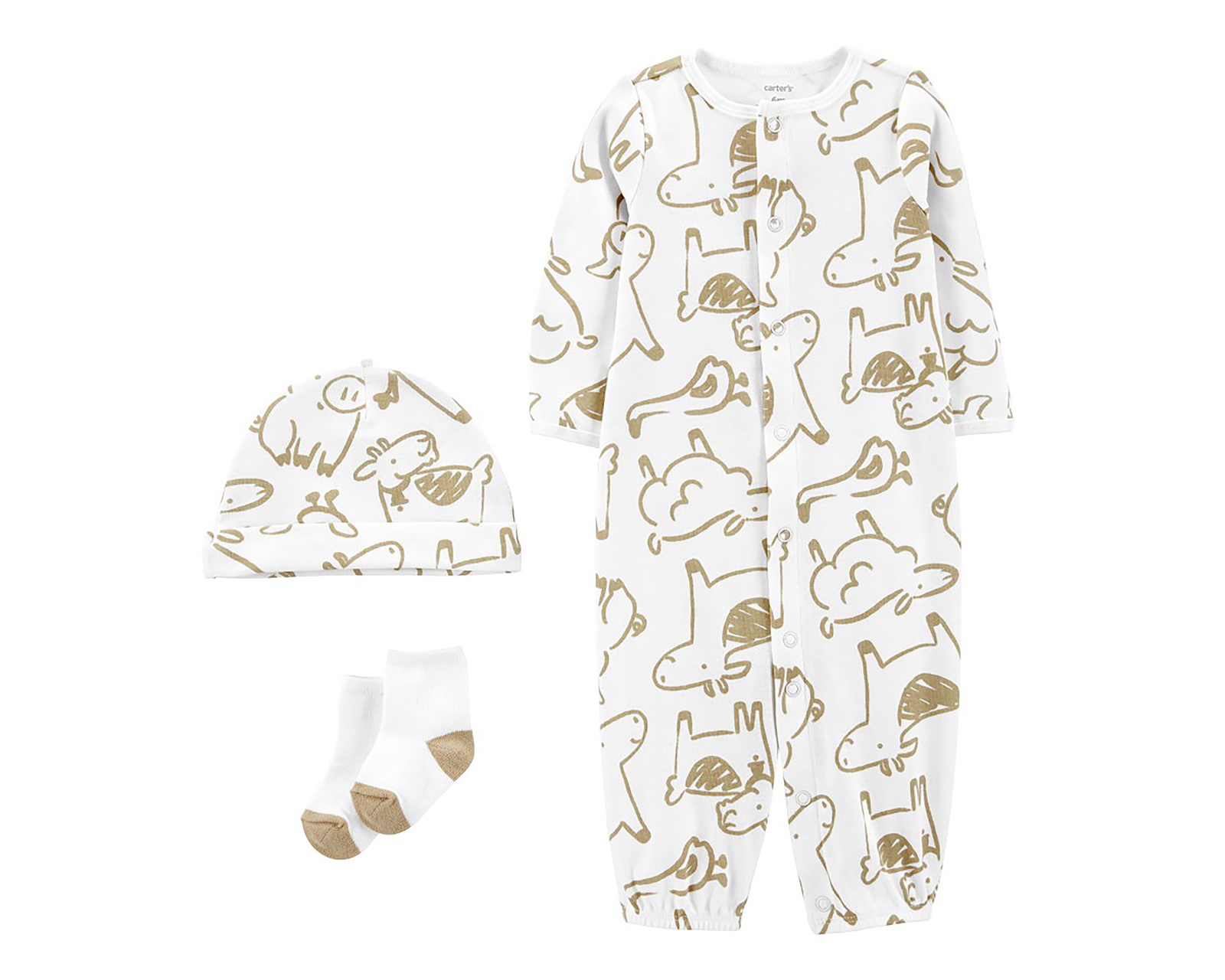 Foto 1 | Foto 1 | Mameluco para Bebé Niño Carter's de Algodón con Accesorios