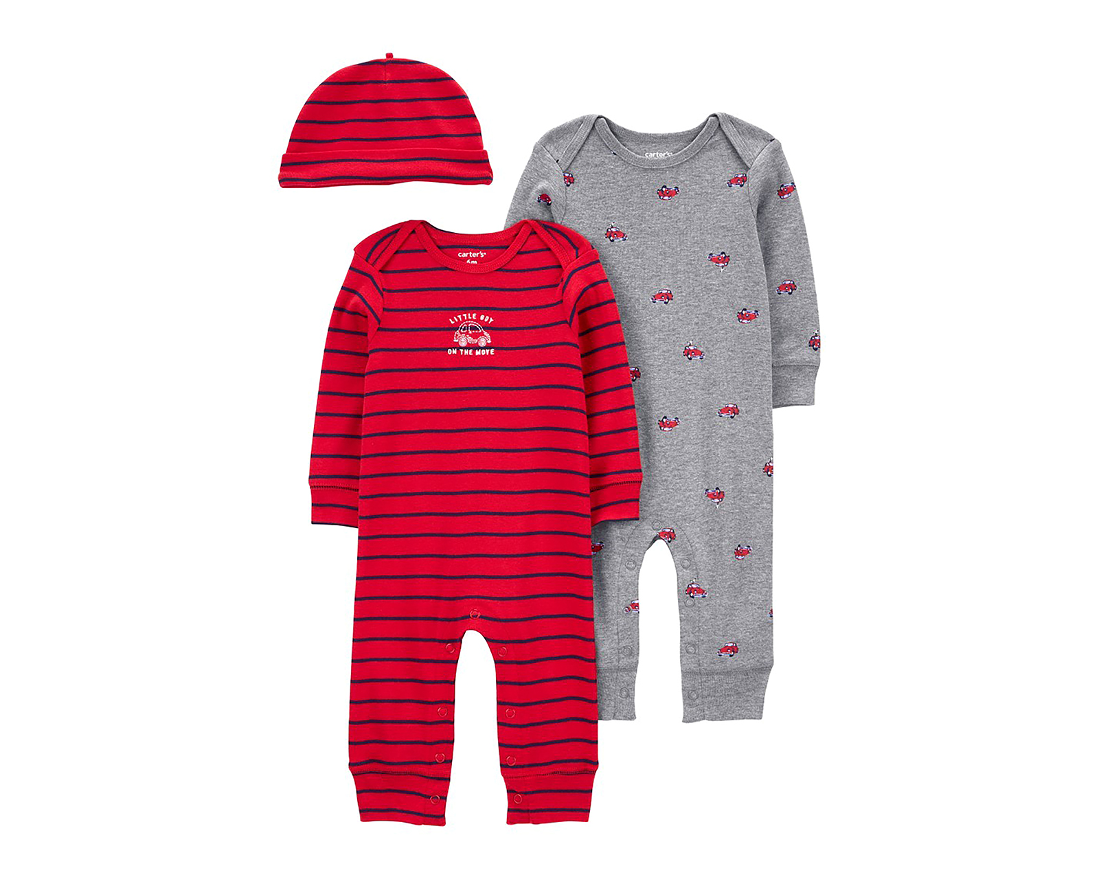 Mameluco para Bebé Niño Carter's de Algodón 3 Piezas