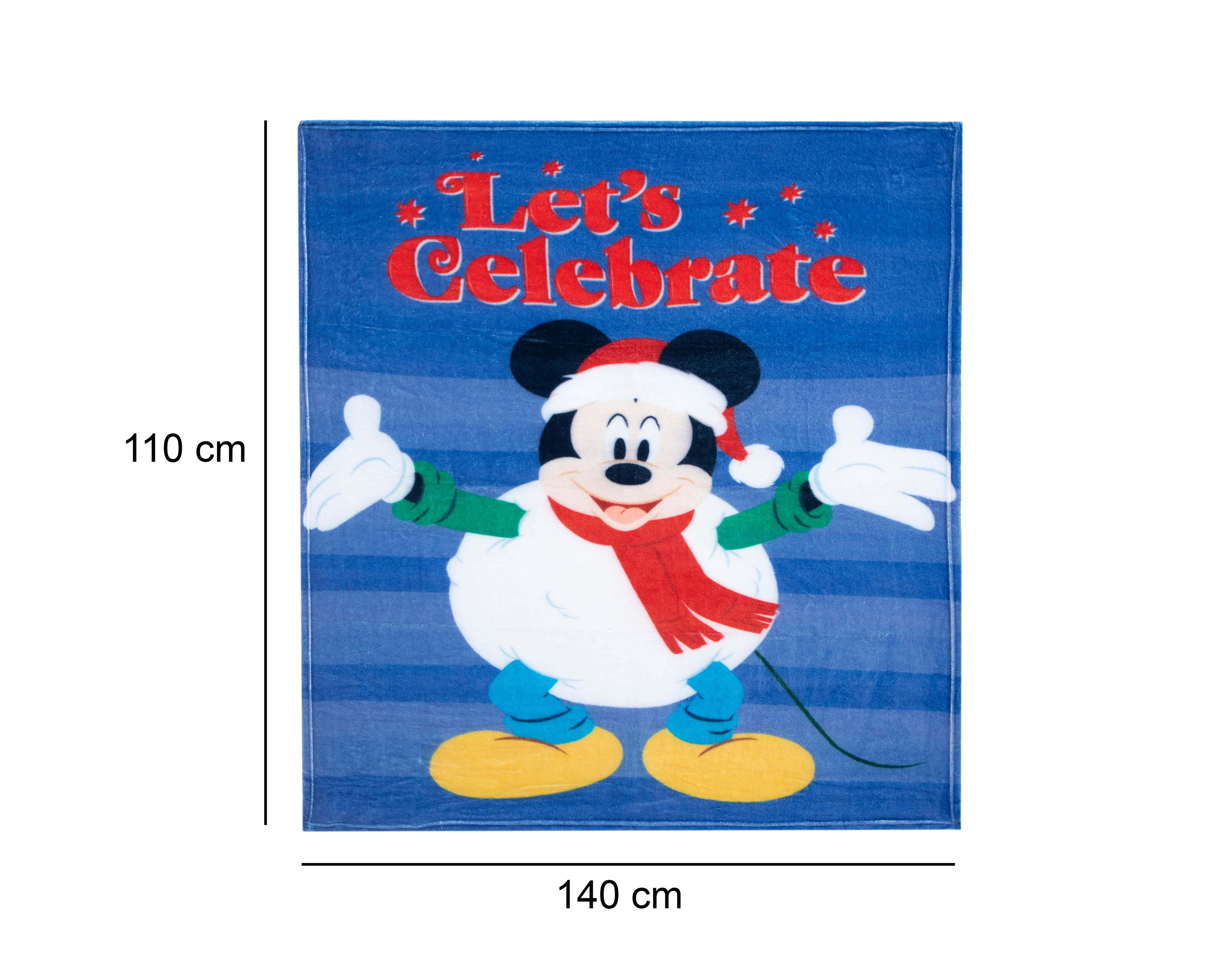 Foto 5 pulgar | Foto 4 | Cobertor Disney Mickey Navidad Azul