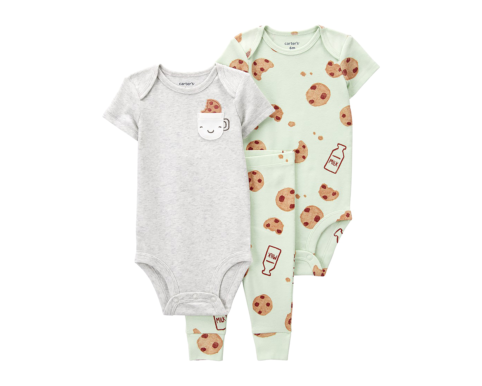 Foto 2 pulgar | Foto 1 | Conjunto para Bebé Niña Carter's 3 Piezas