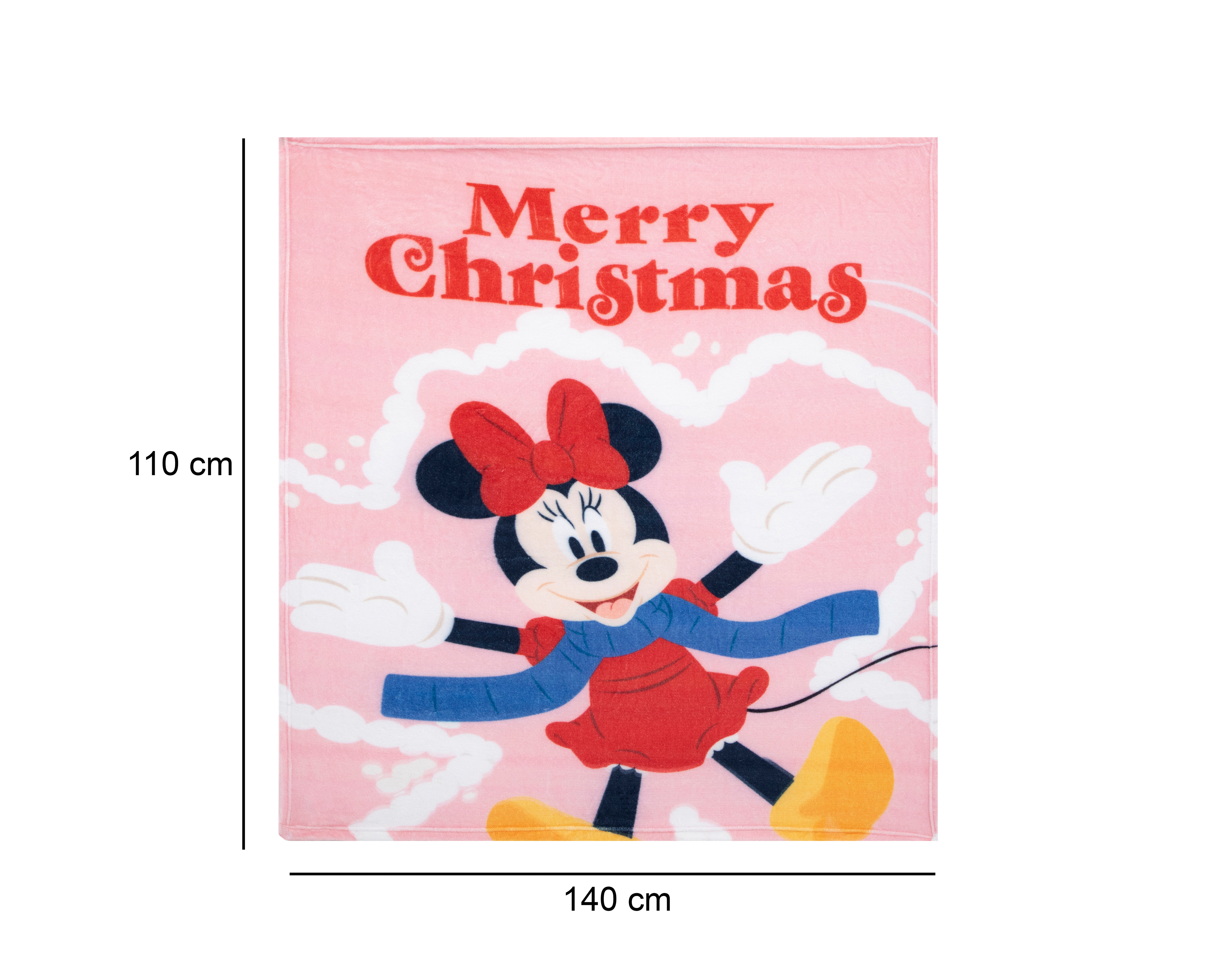 Foto 5 pulgar | Foto 4 | Cobertor Disney Minnie Navidad Rosa