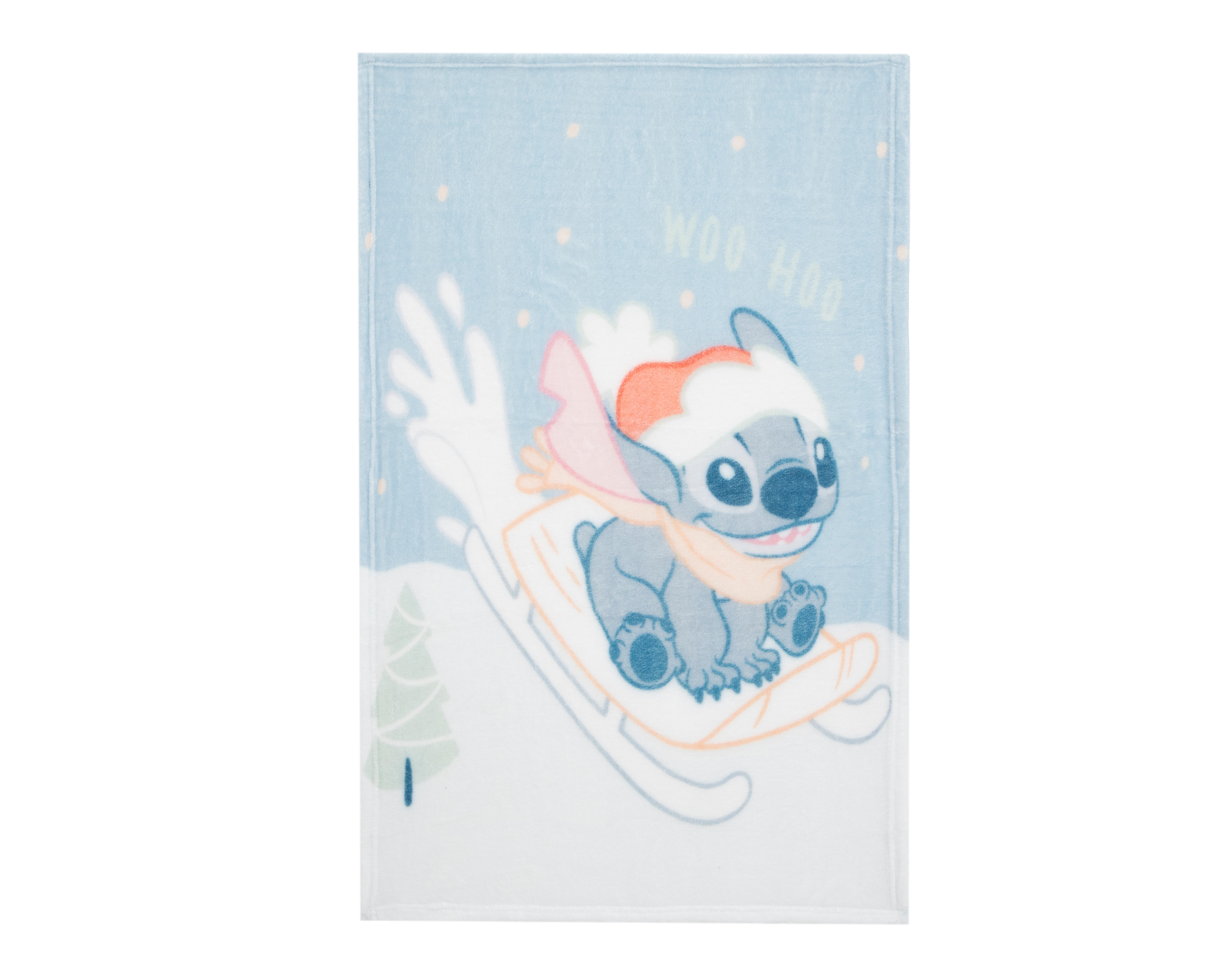 Cobertor para Cuna Disney Stitch Holidays Azul