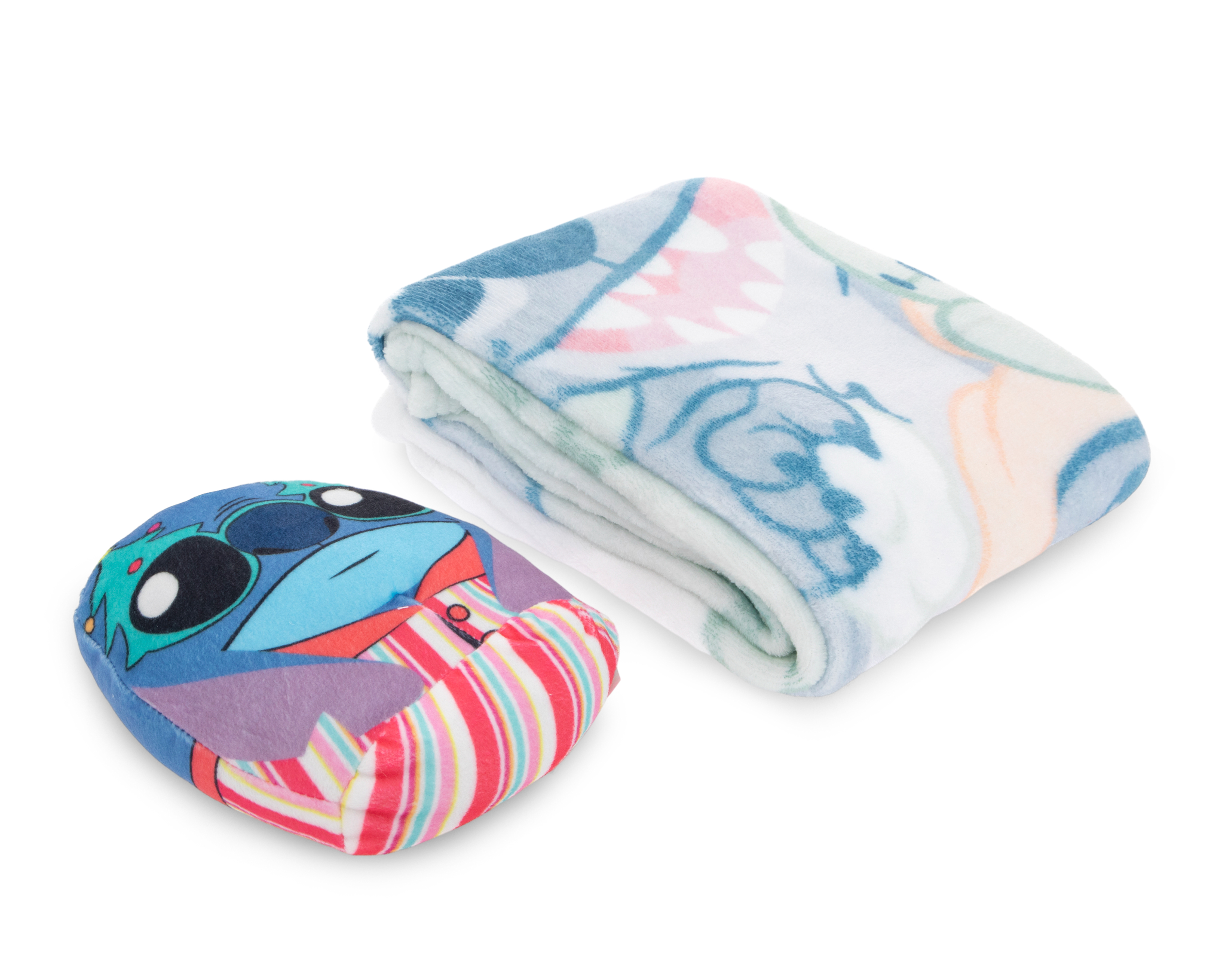 Foto 4 | Foto 4 | Cobertor para Bebé Disney Lilo & Stitch Navideño con Cojín