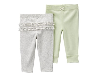 Foto 1 | Foto 1 | Pantalón para Bebé Niña Carter's con Cintura elástica 2 Piezas