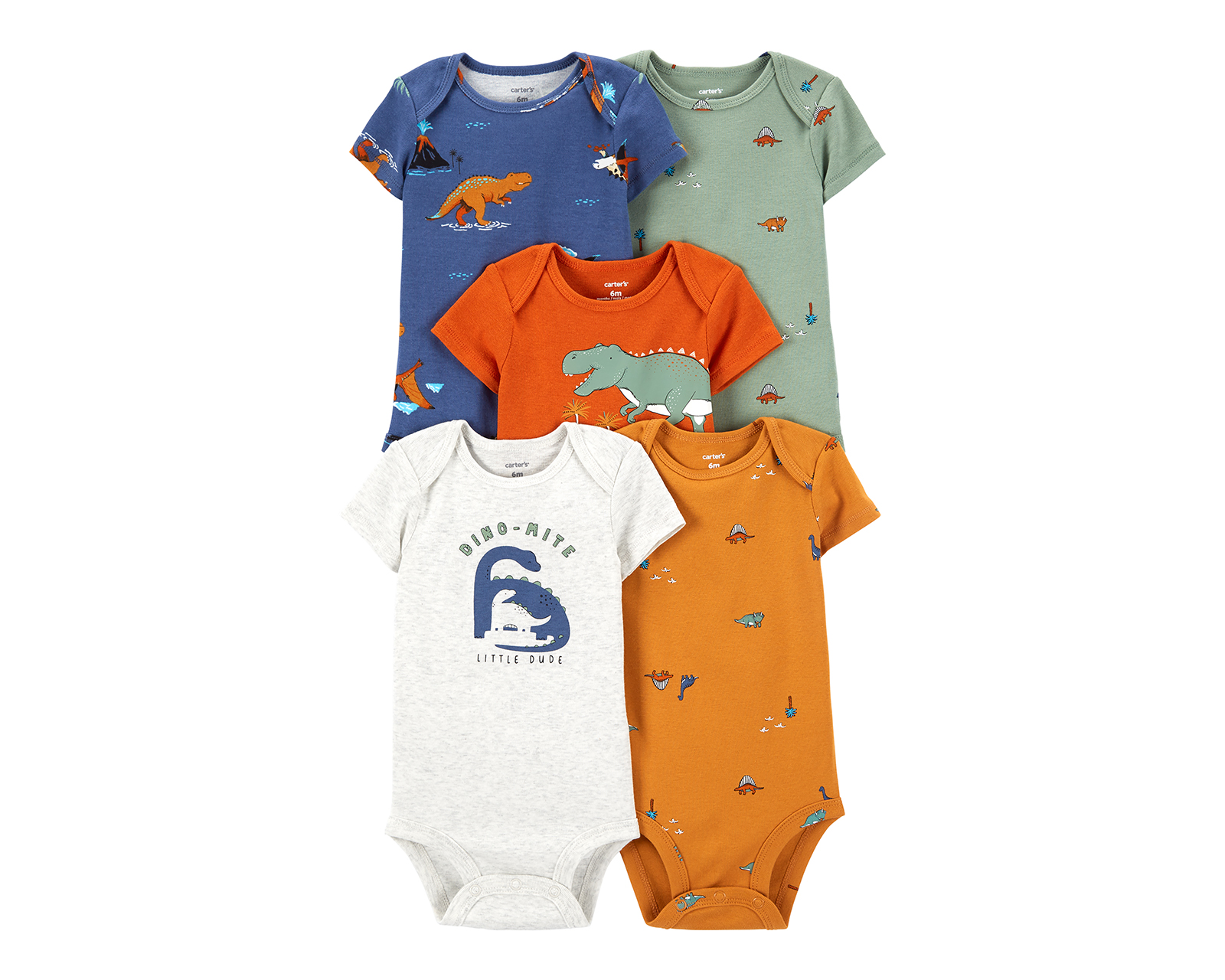 Pañalero para Bebé Niño Carter's 5 Piezas