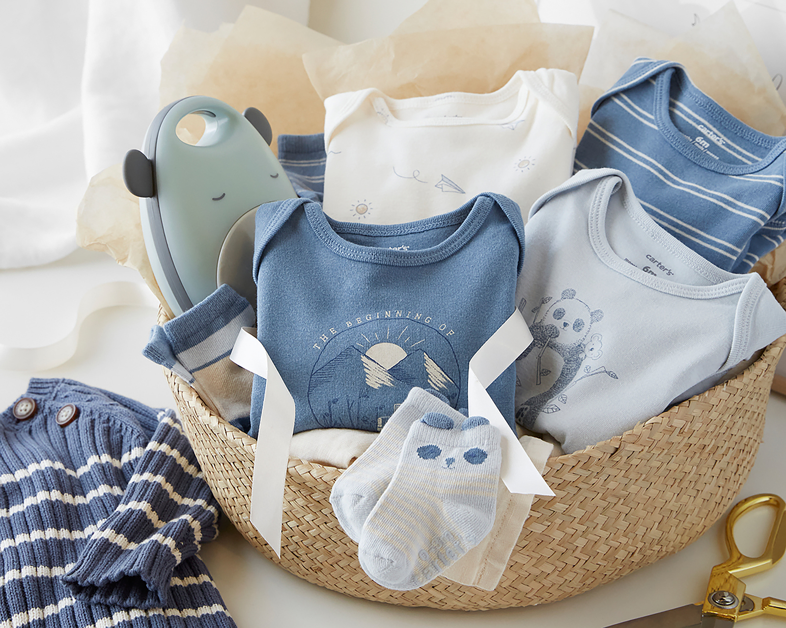 Foto 7 | Foto 7 | Pañalero para Bebé Niño Carter's de Algodón 5 Piezas