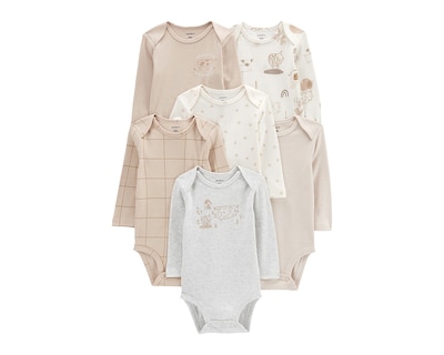 Foto 1 | Foto 1 | Pañalero para Bebé Niño Carter's de Algodón 6 Piezas