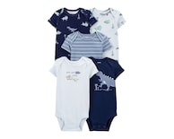 Pañalero para Bebé Niño Carter's de Algodón 5 Piezas