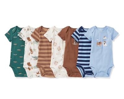 Foto 1 | Foto 1 | Pañalero para Bebé Niño Carter's de Algodón 7 Piezas