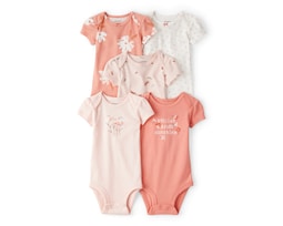 Pañalero para Bebé Niña Carter's de Algodón 5 Piezas